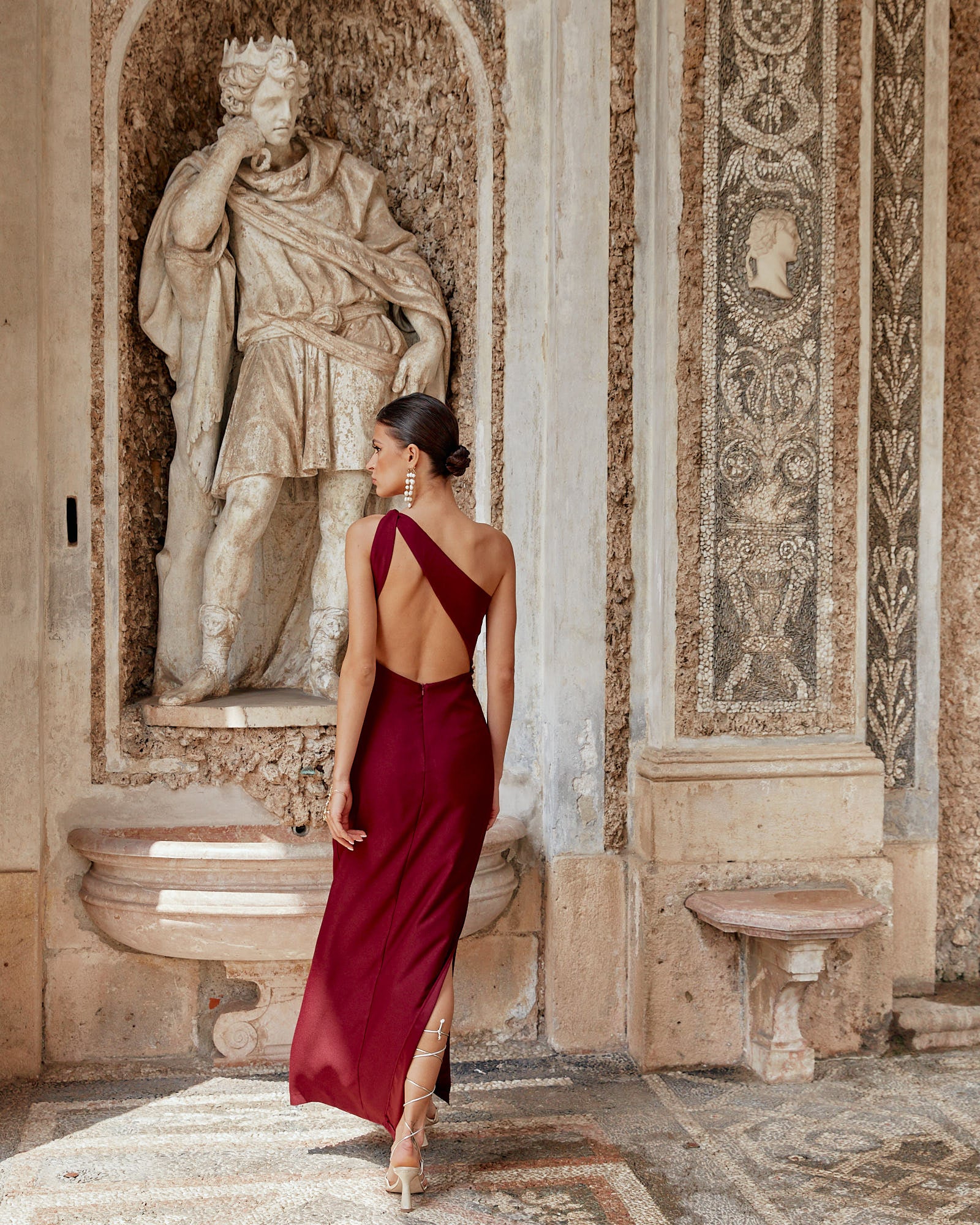 Campania Aubergine Dress