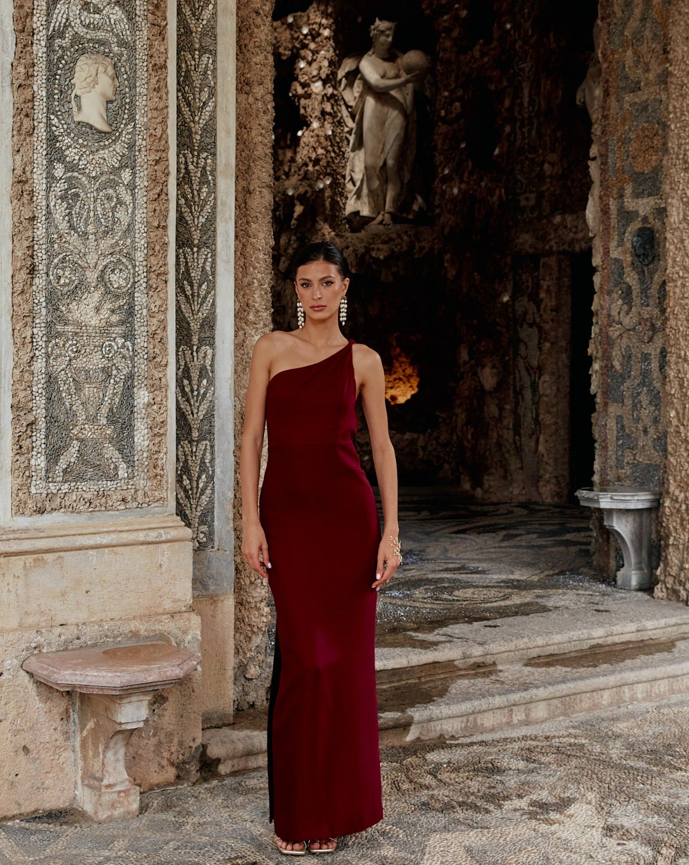 Campania Aubergine Dress