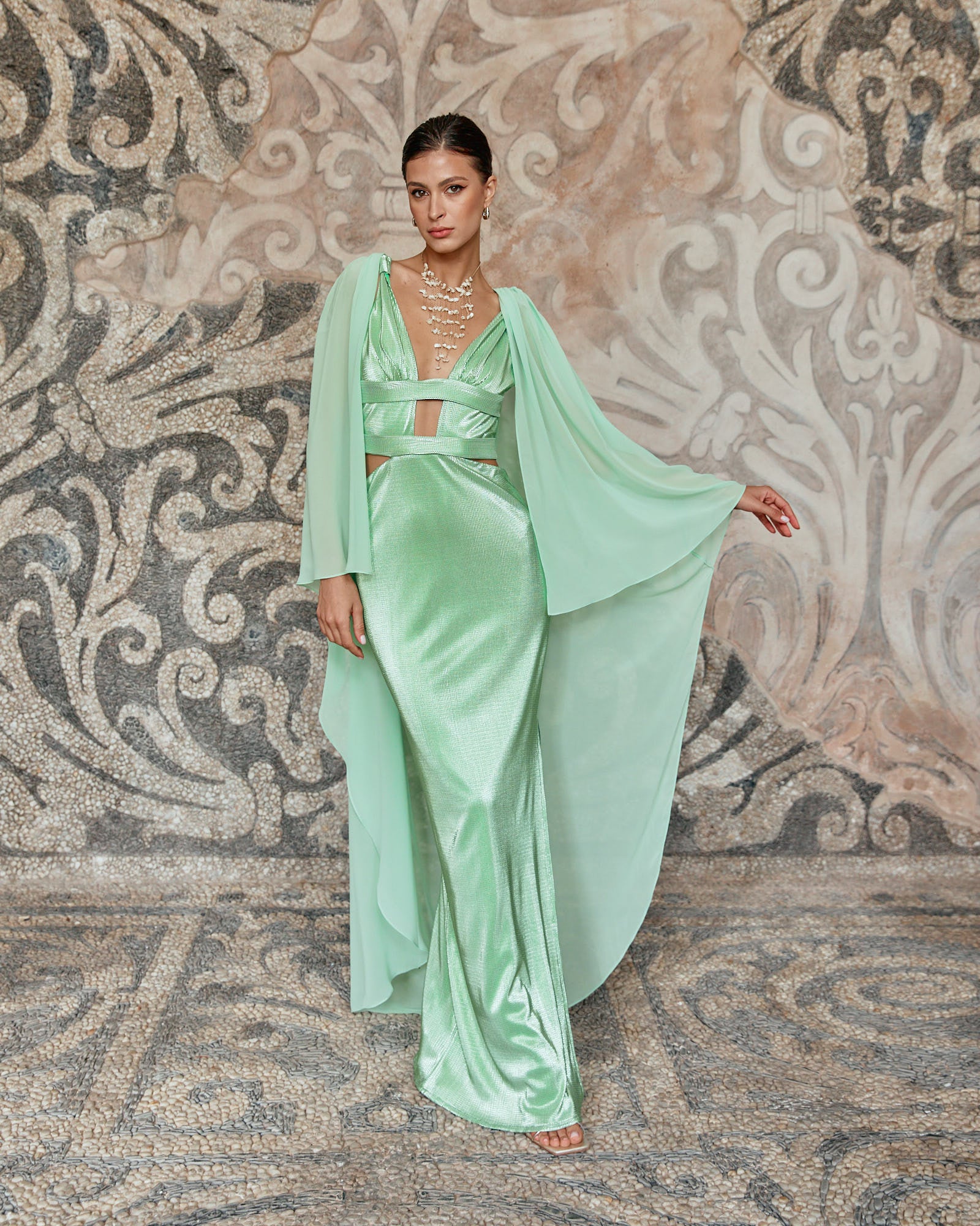 Robe Aurelia Vert eau