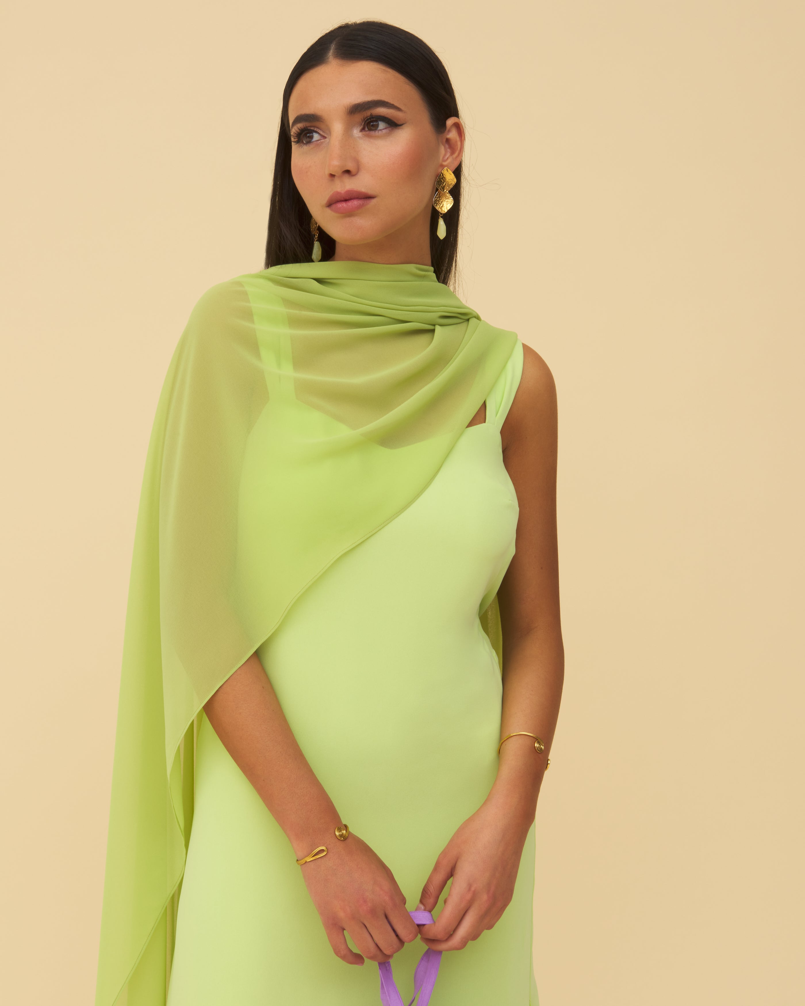 Tosca Chlorophyll green Shawl