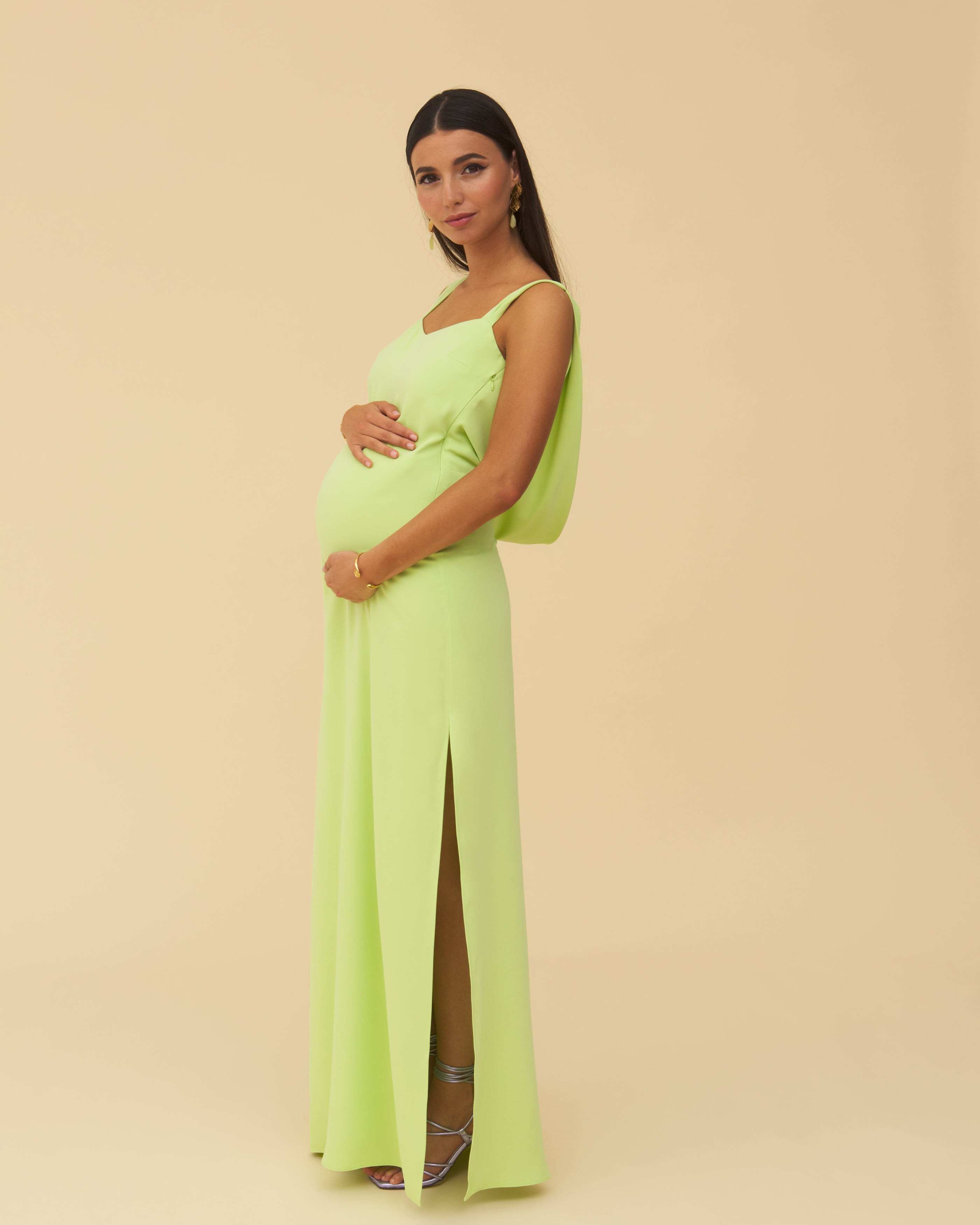Robe Octavia Vert chlorophylle