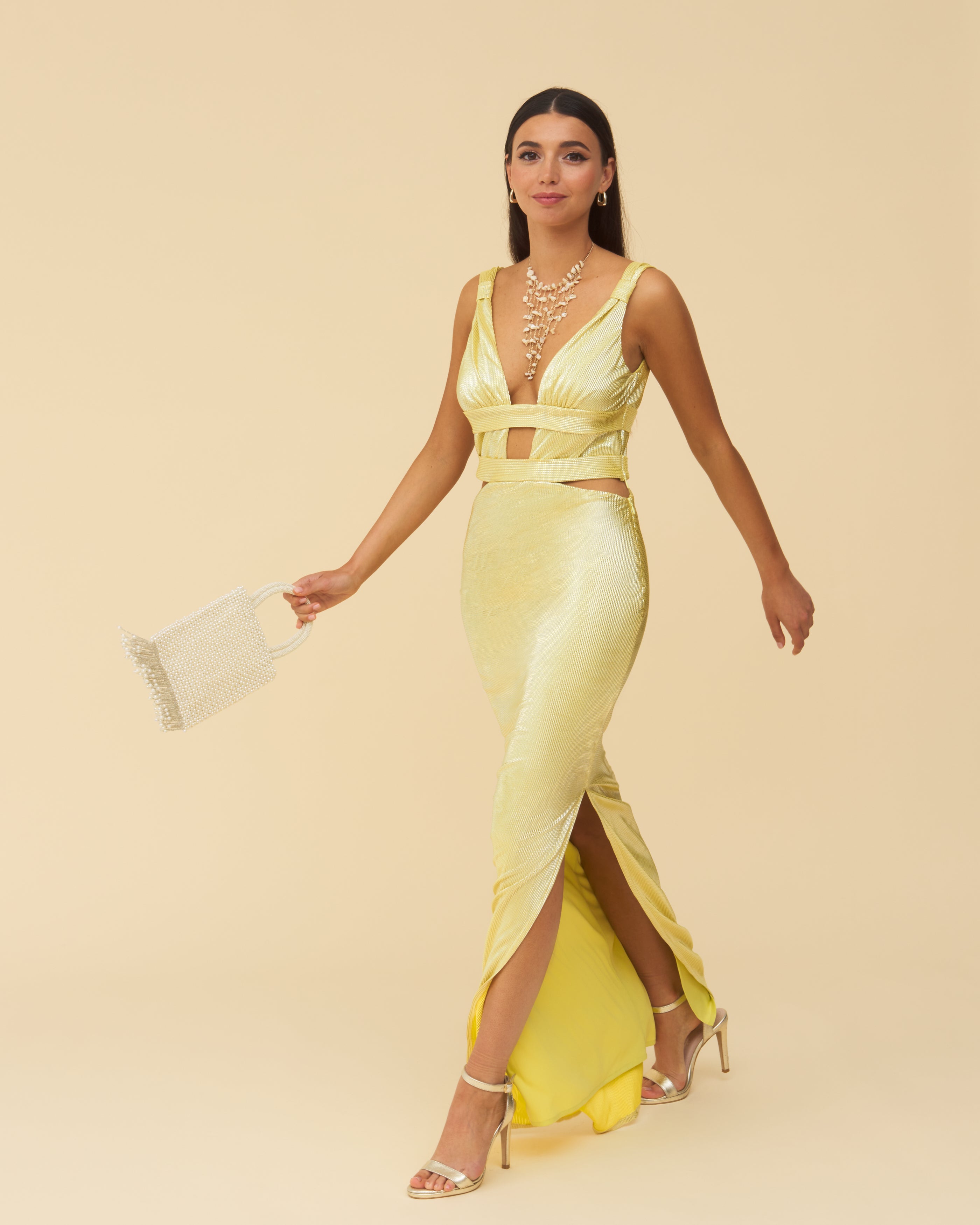 Vestido Aurelia Amarillo