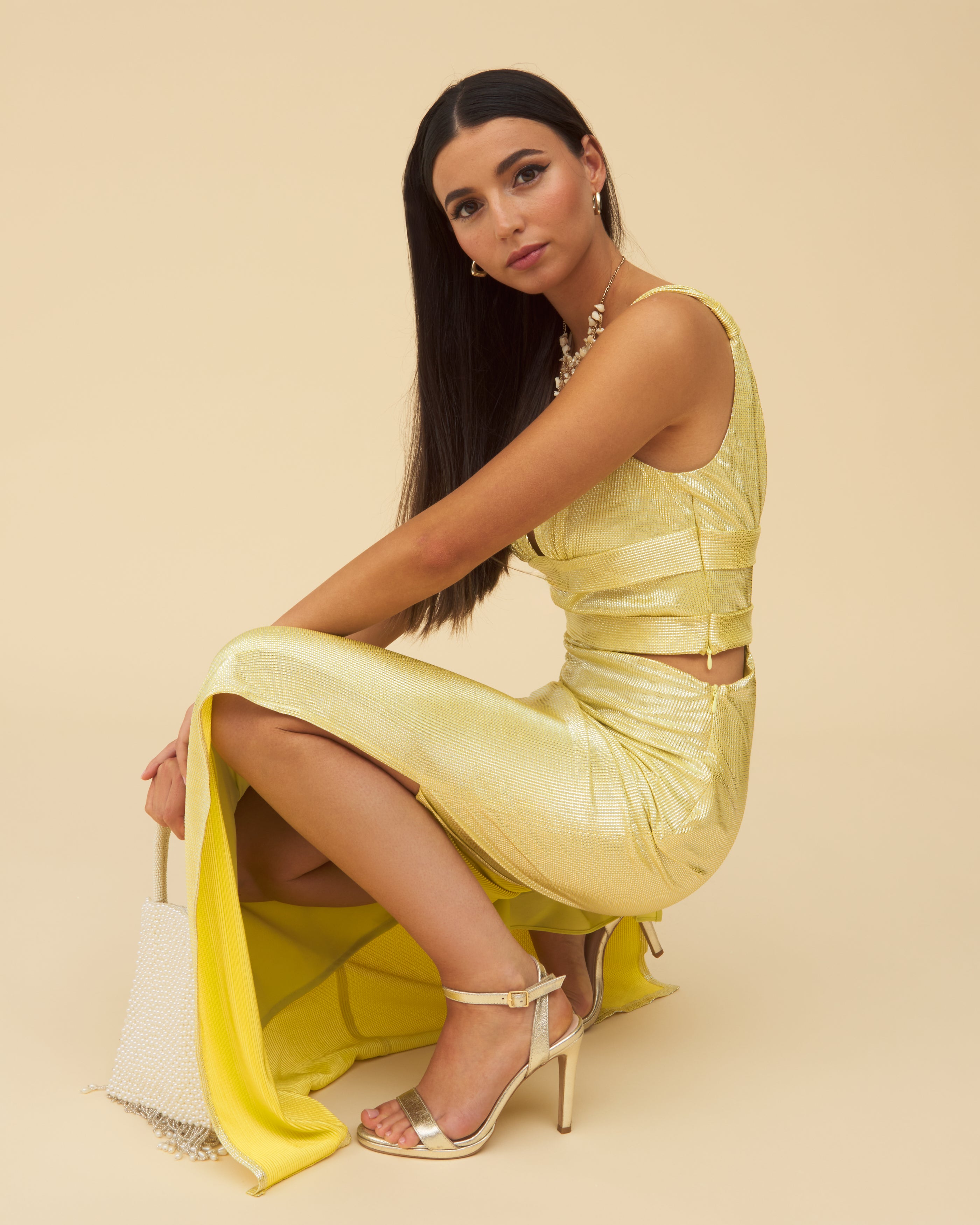 Vestido Aurelia Amarillo