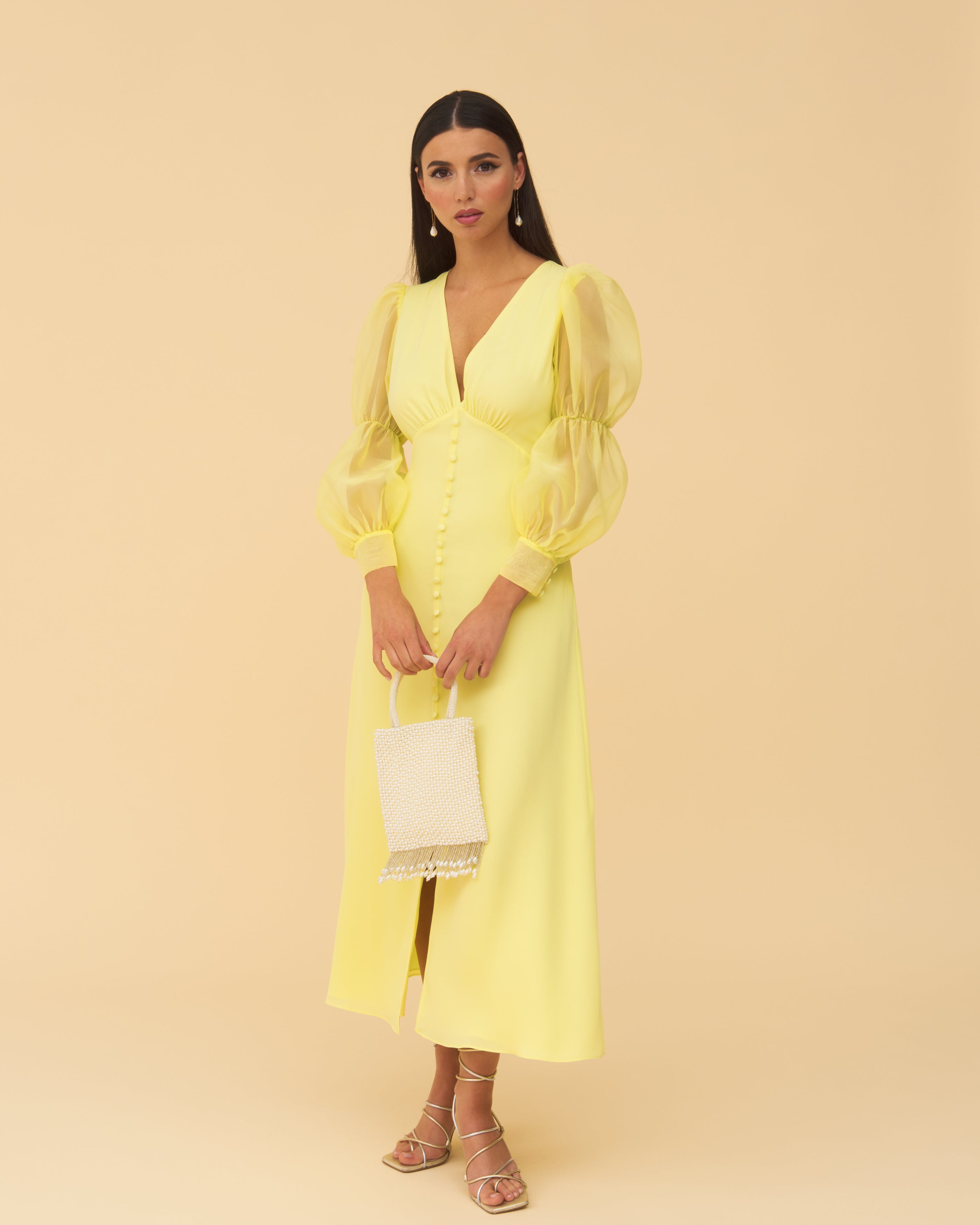 Jacinto Yellow Dress