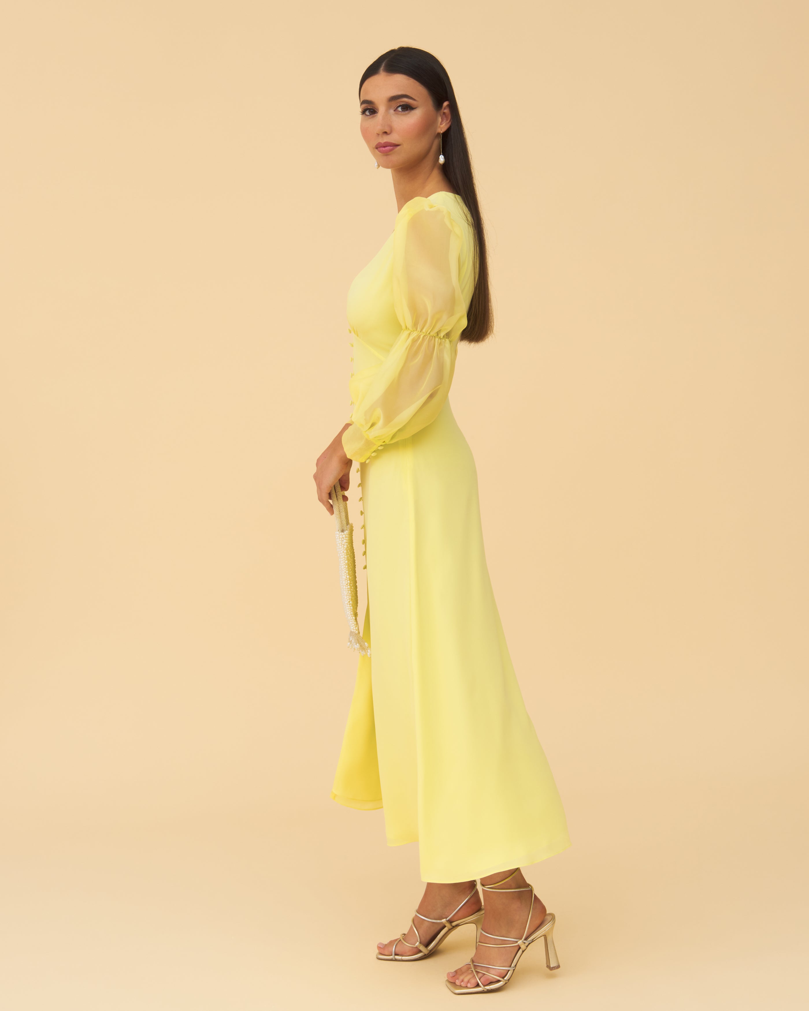 Jacinto Yellow Dress