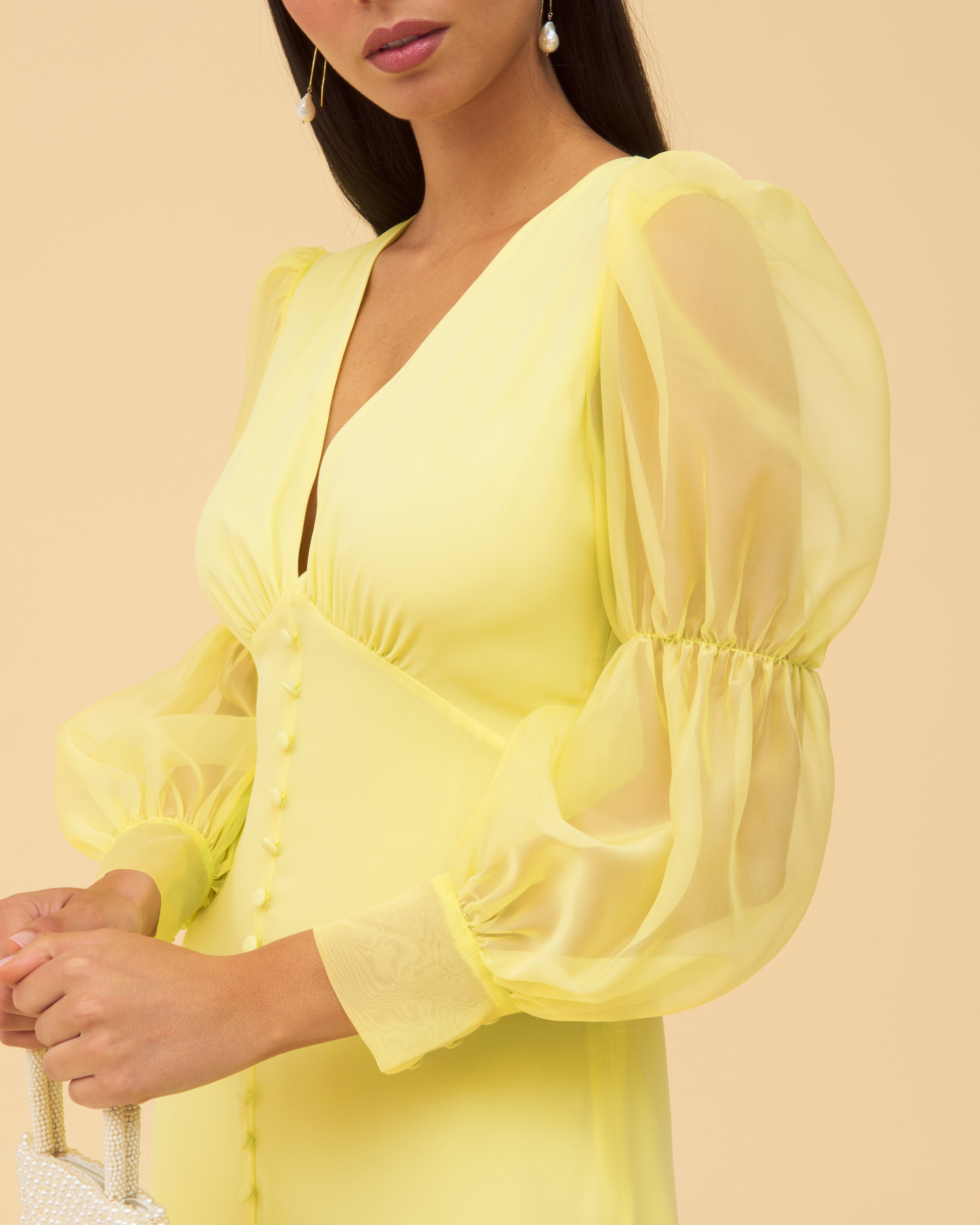 Jacinto Yellow Dress
