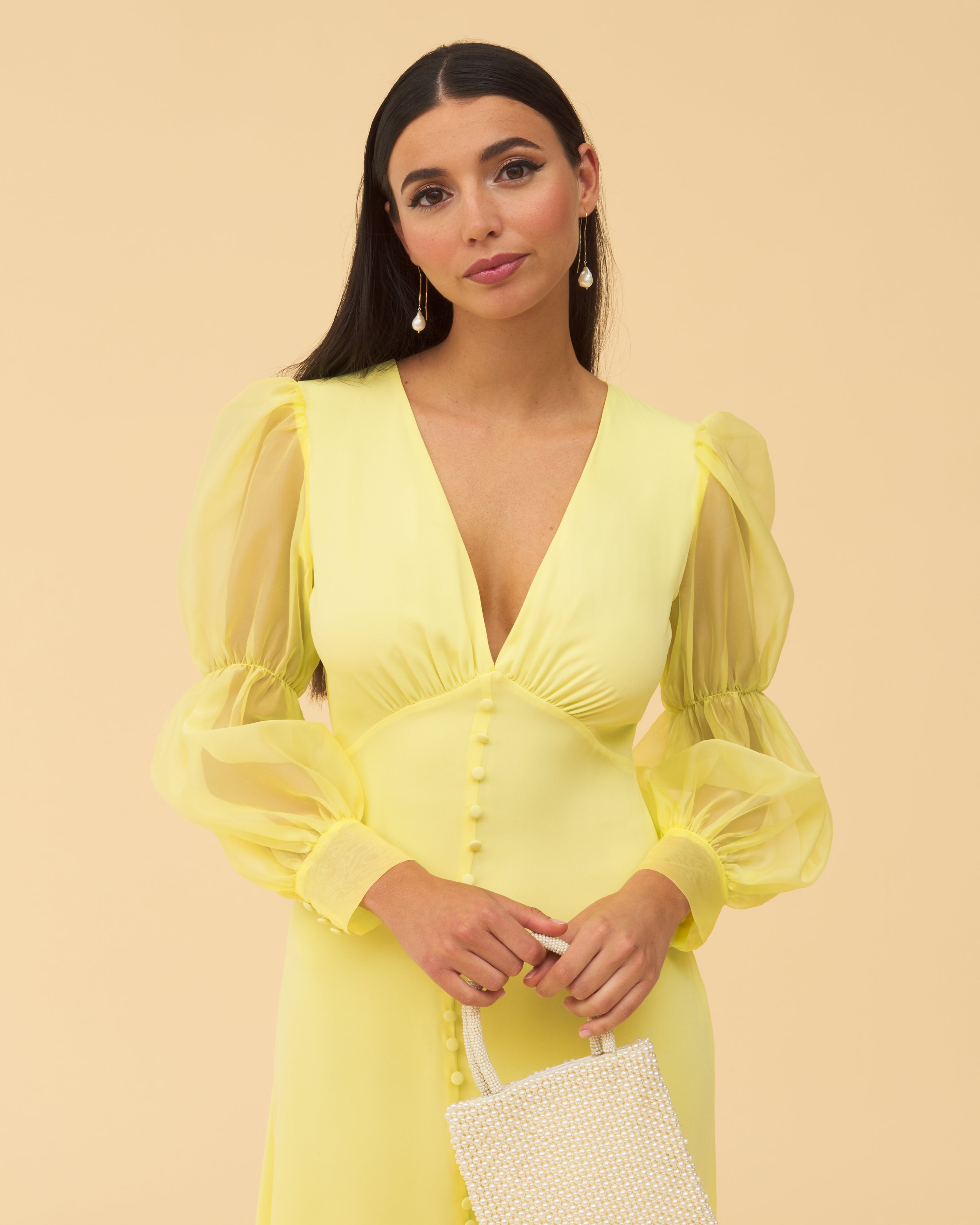 Jacinto Yellow Dress