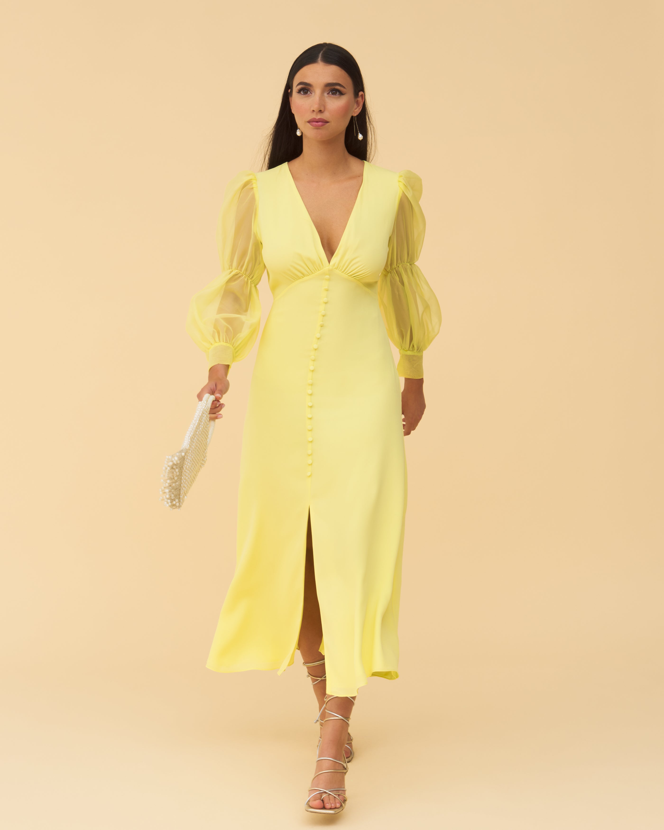 Jacinto Yellow Dress