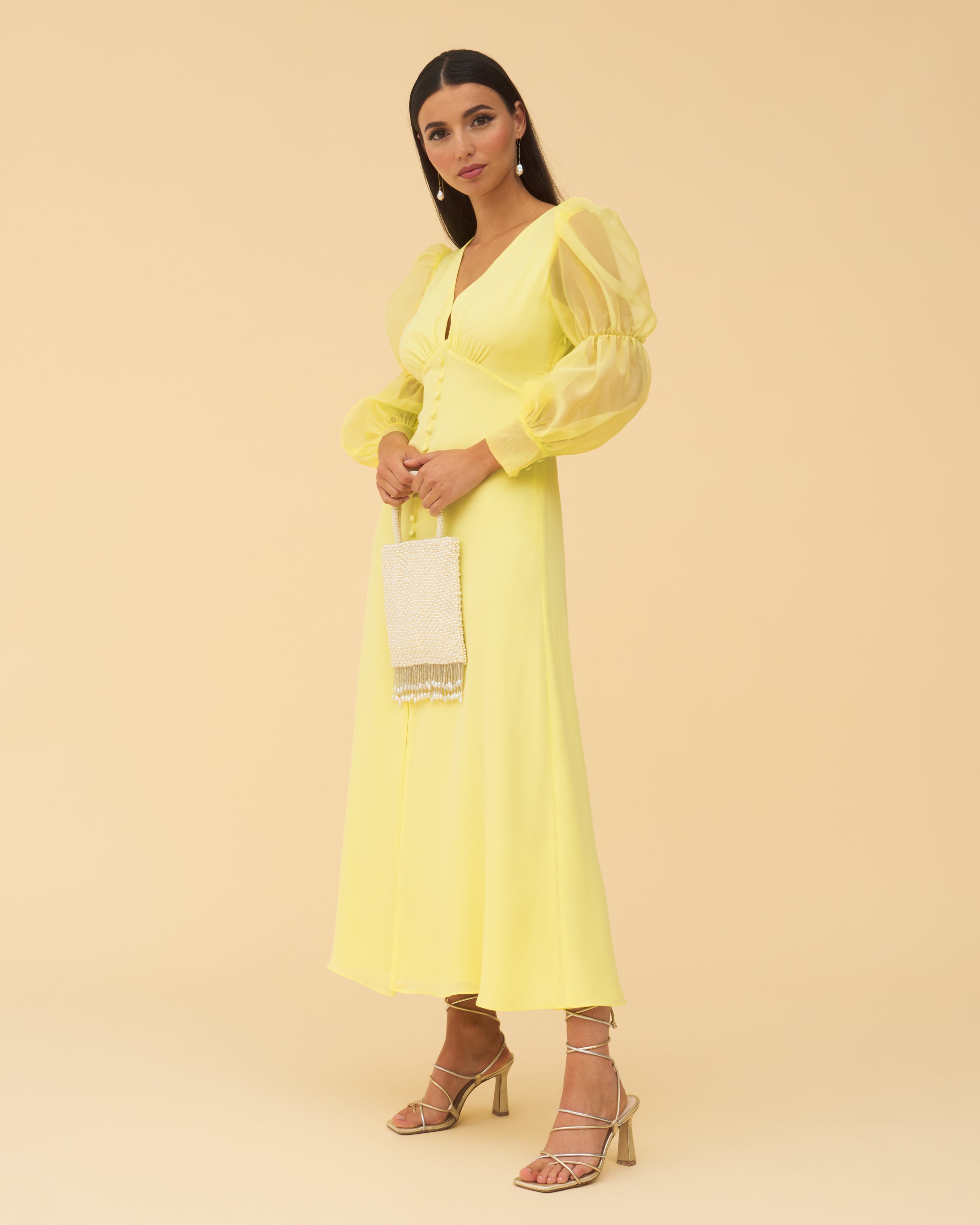 Jacinto Yellow Dress