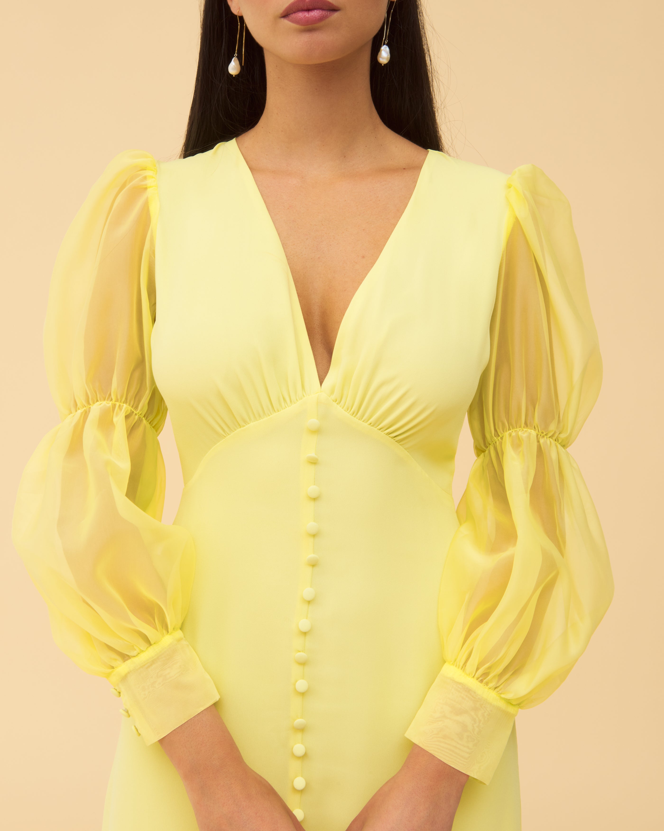 Jacinto Yellow Dress