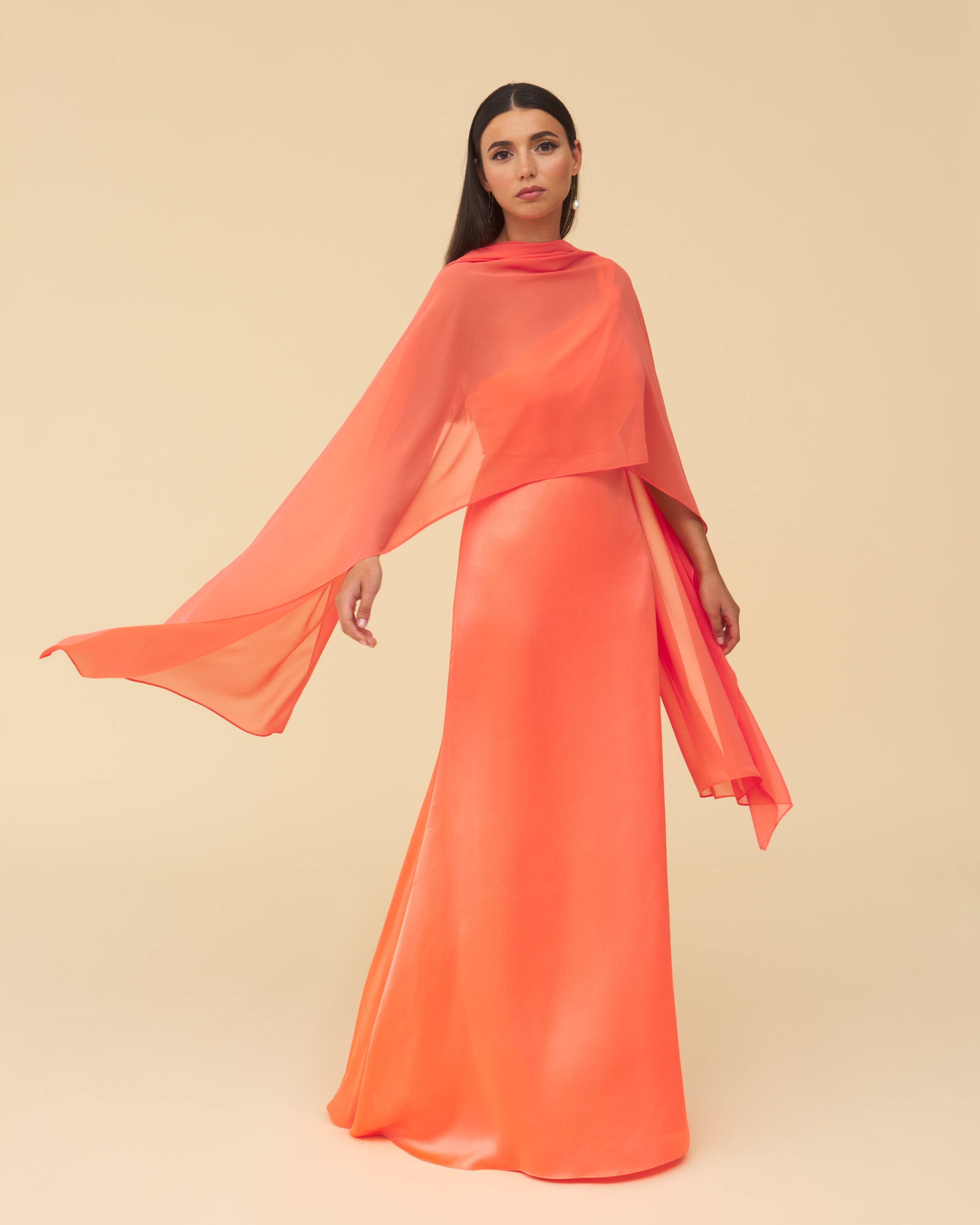 Tosca Coral Shawl