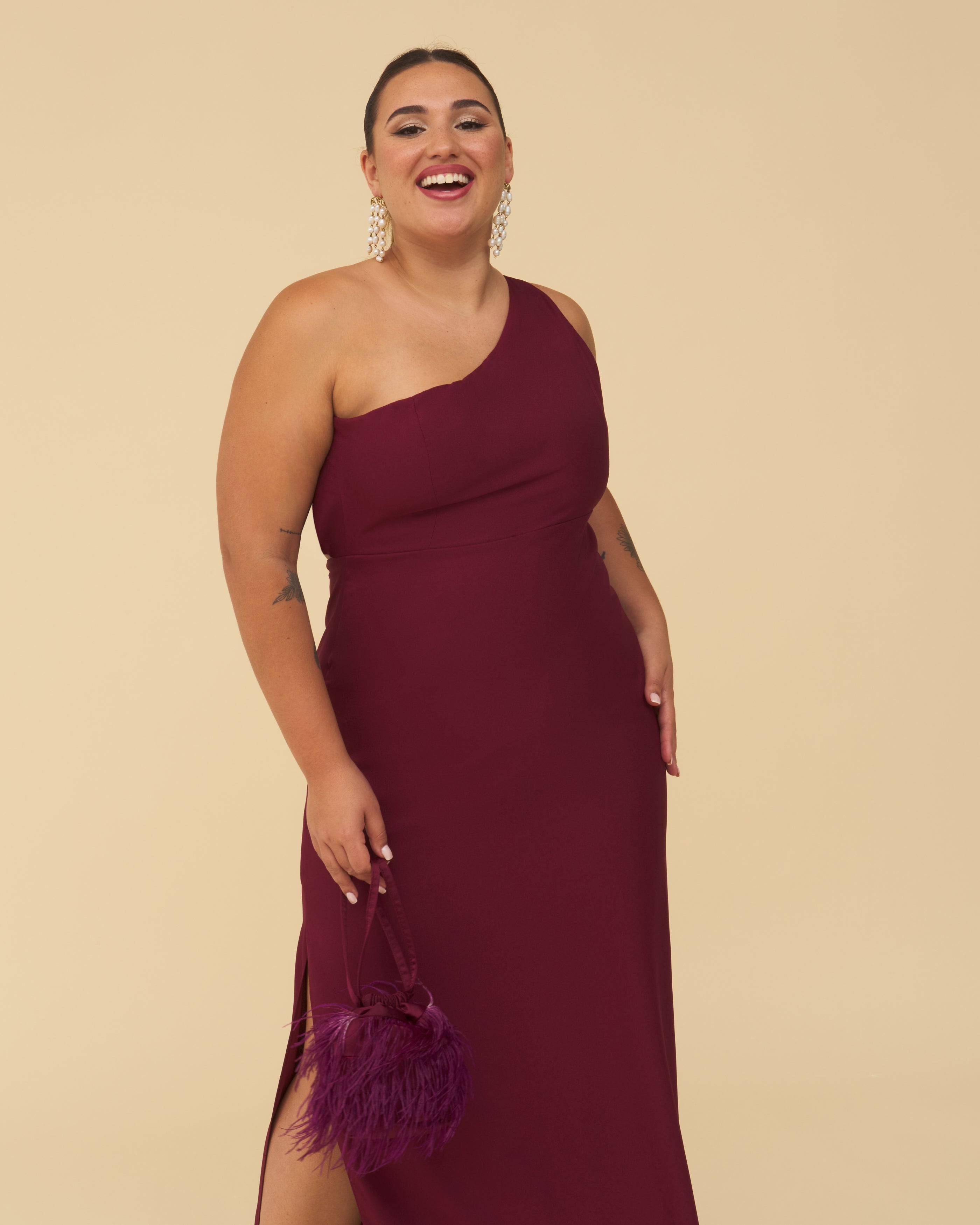 Campania Aubergine Dress