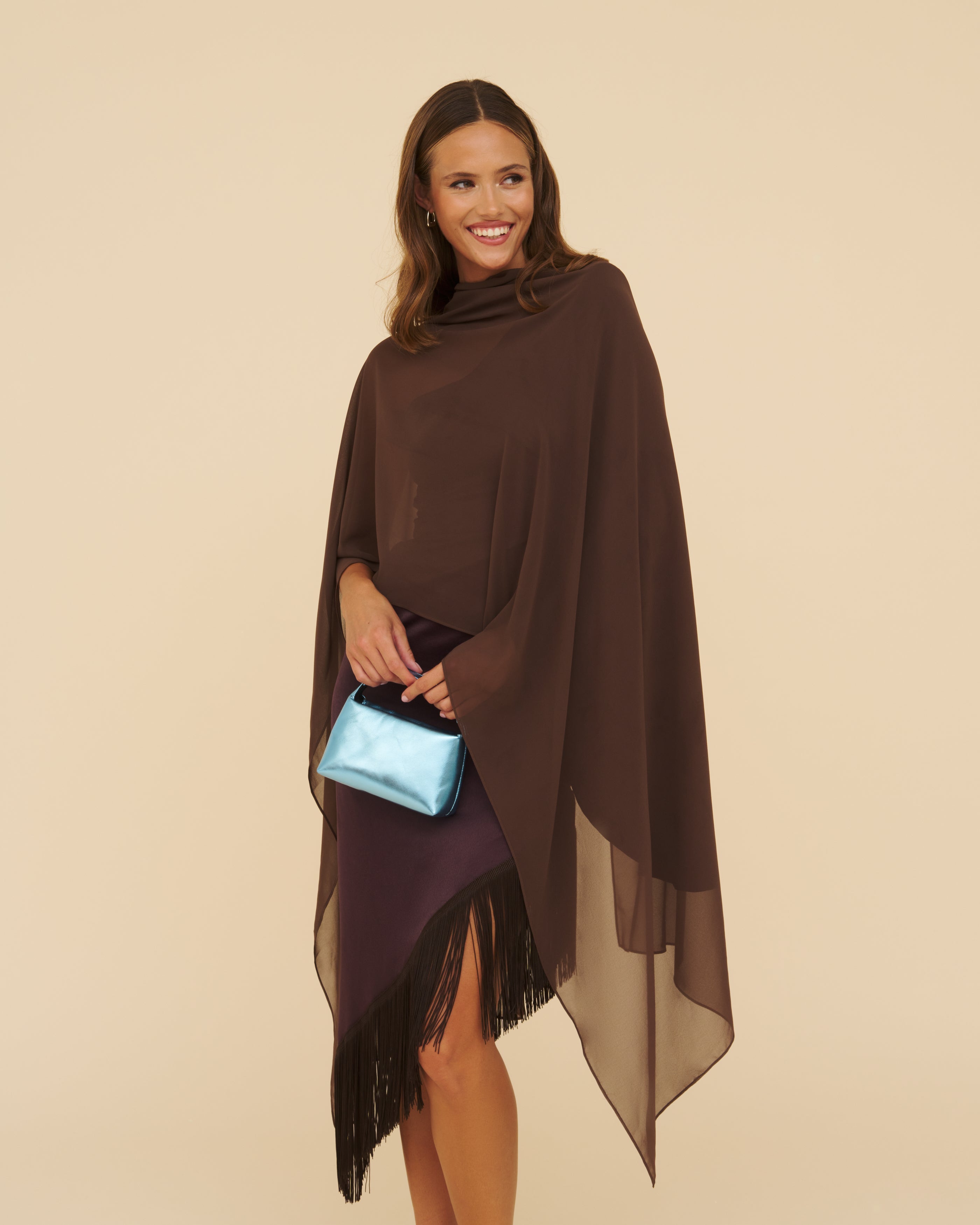 Tosca Brown Shawl