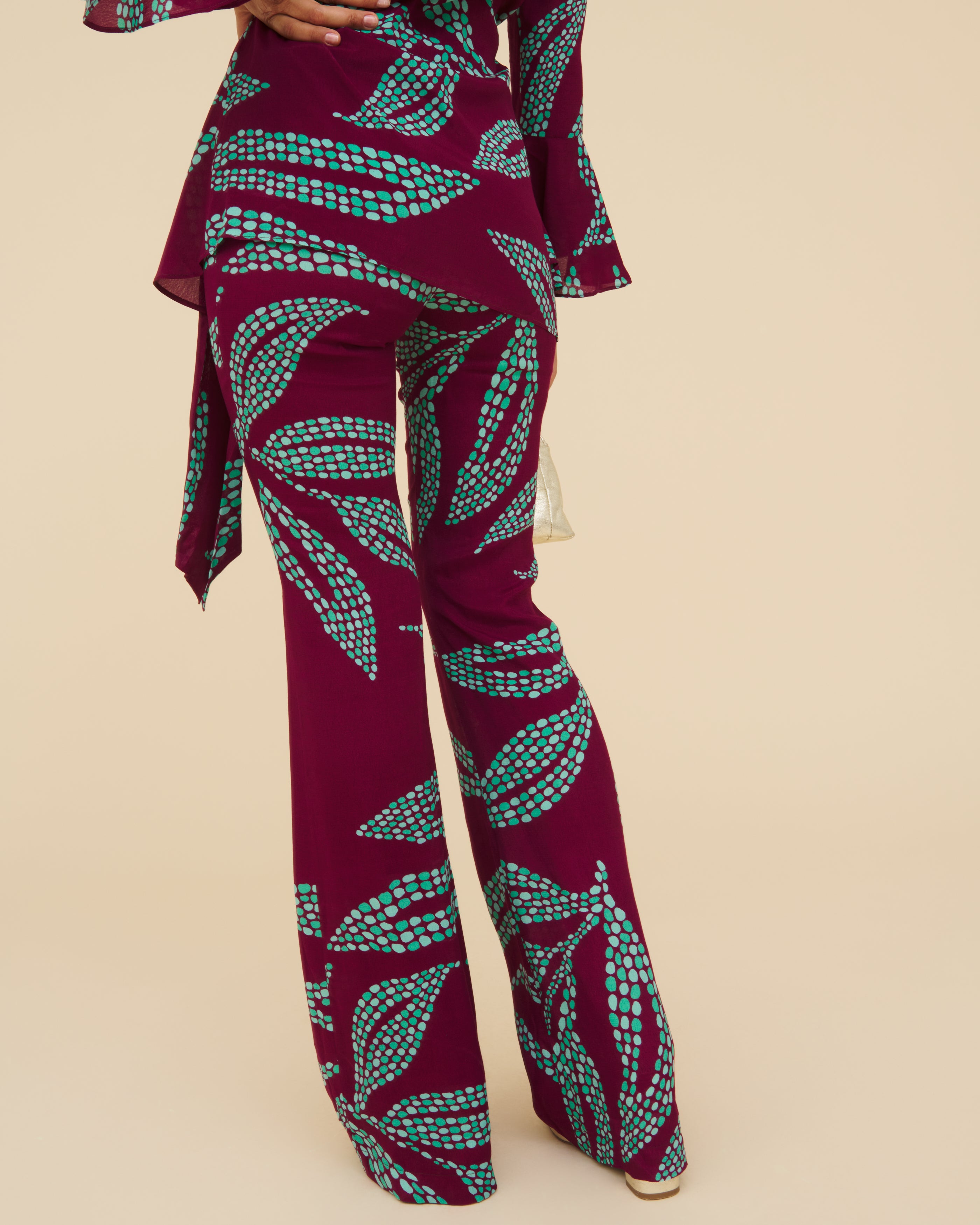 Pantalón Agatha Bogotá berenjena