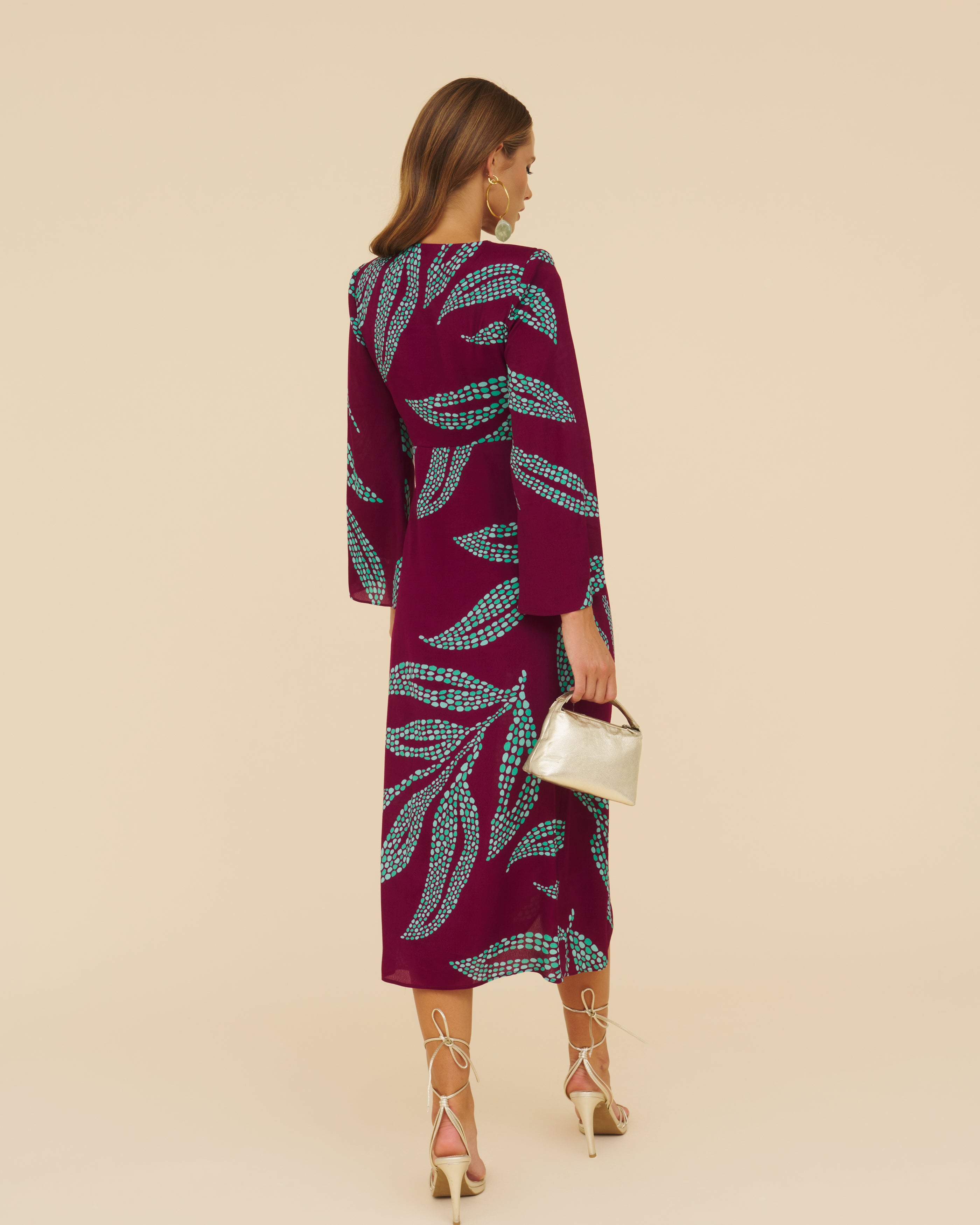 Robe Amatista Bogotá berenjena
