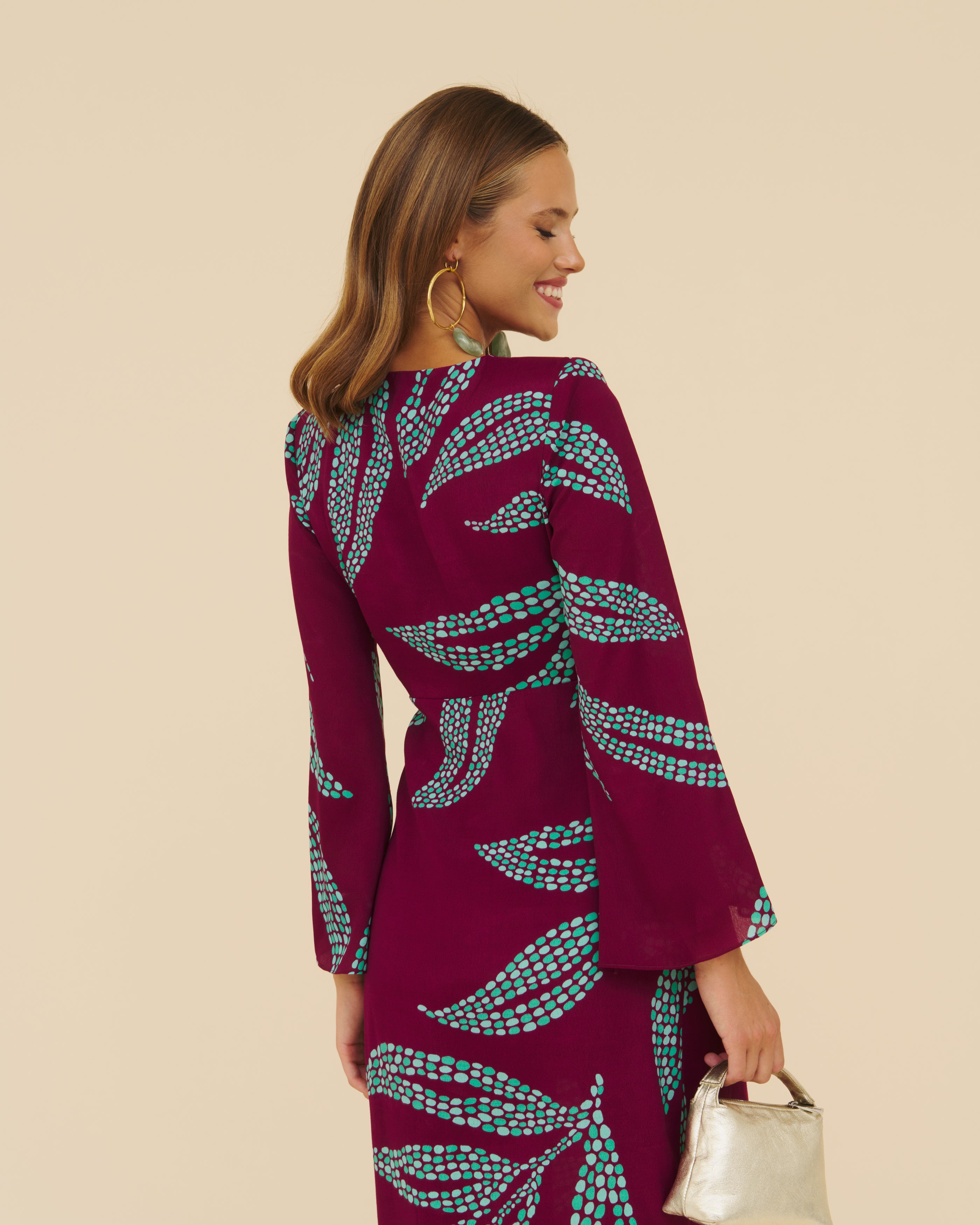 Robe Amatista Bogotá berenjena