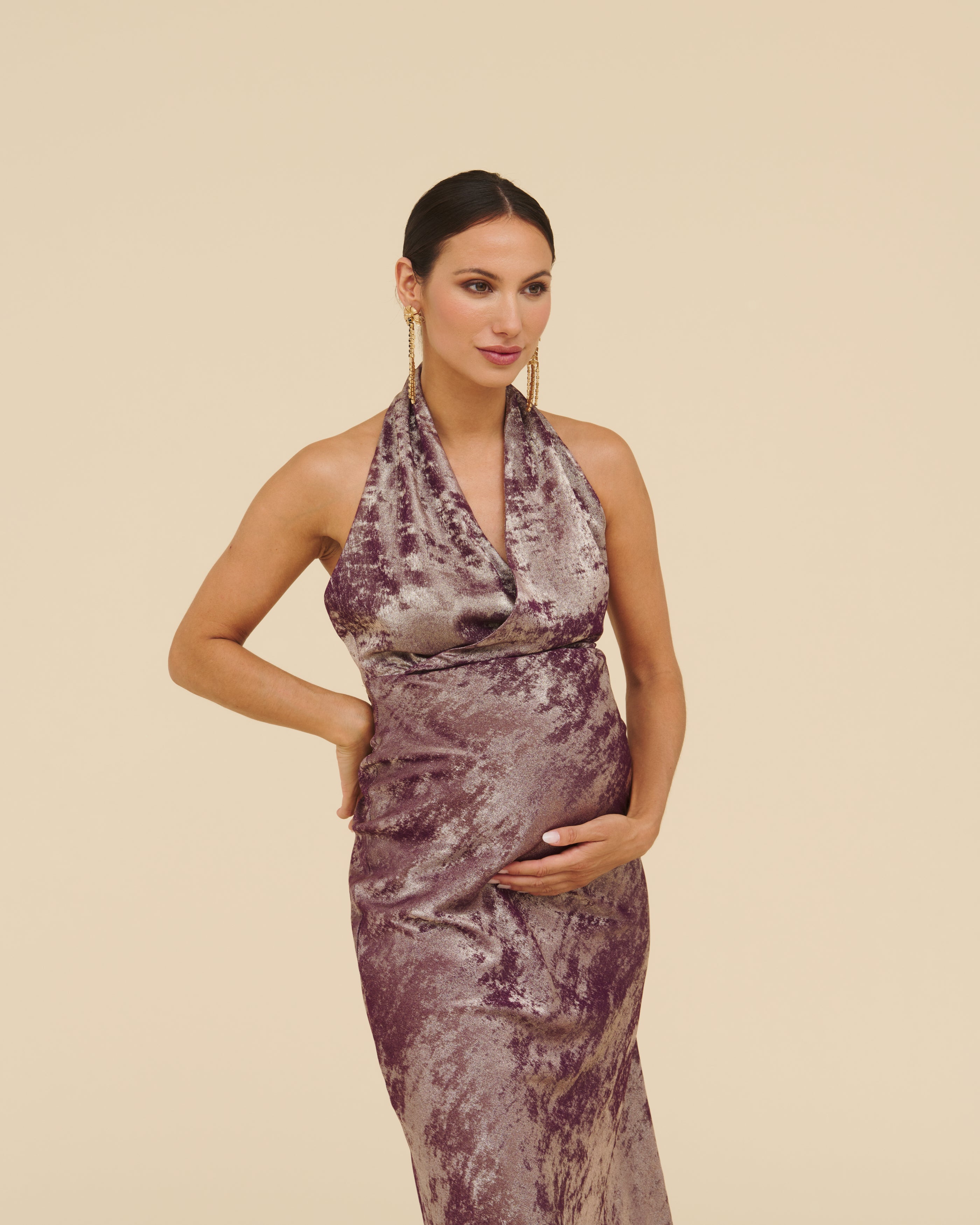 Binibeca Plum Dress