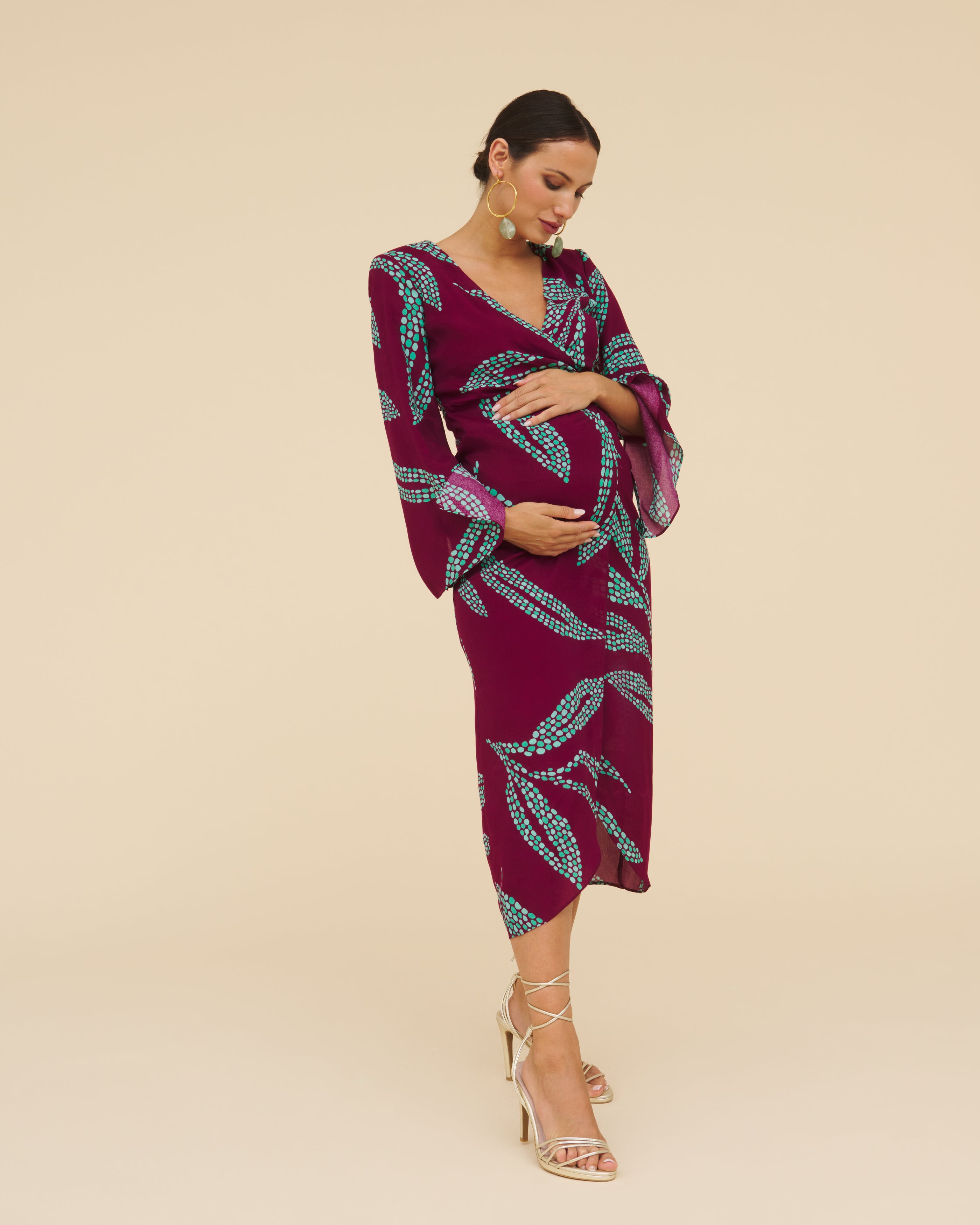 Robe Amatista Bogotá berenjena