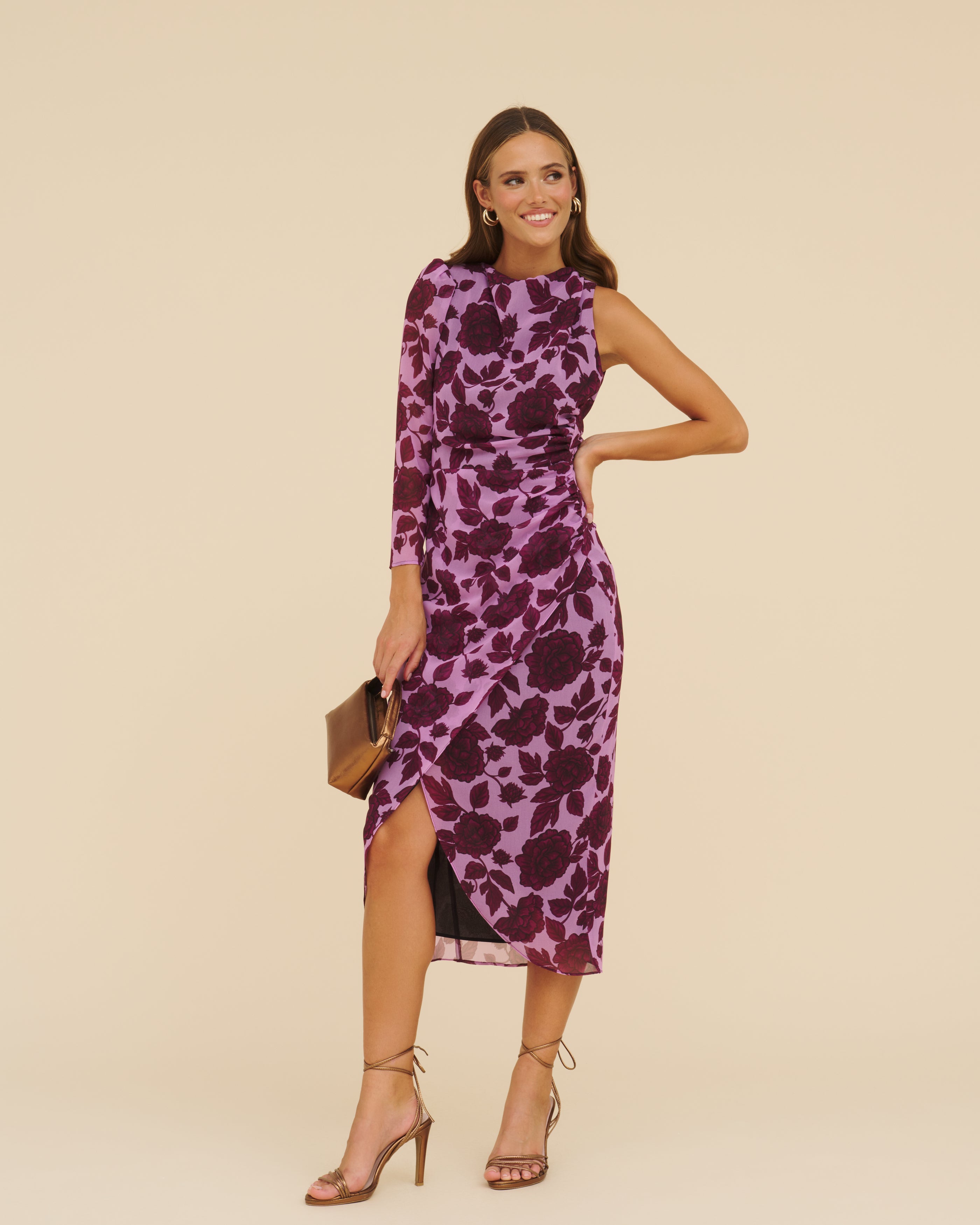 Vestido Francis Irapa lavanda