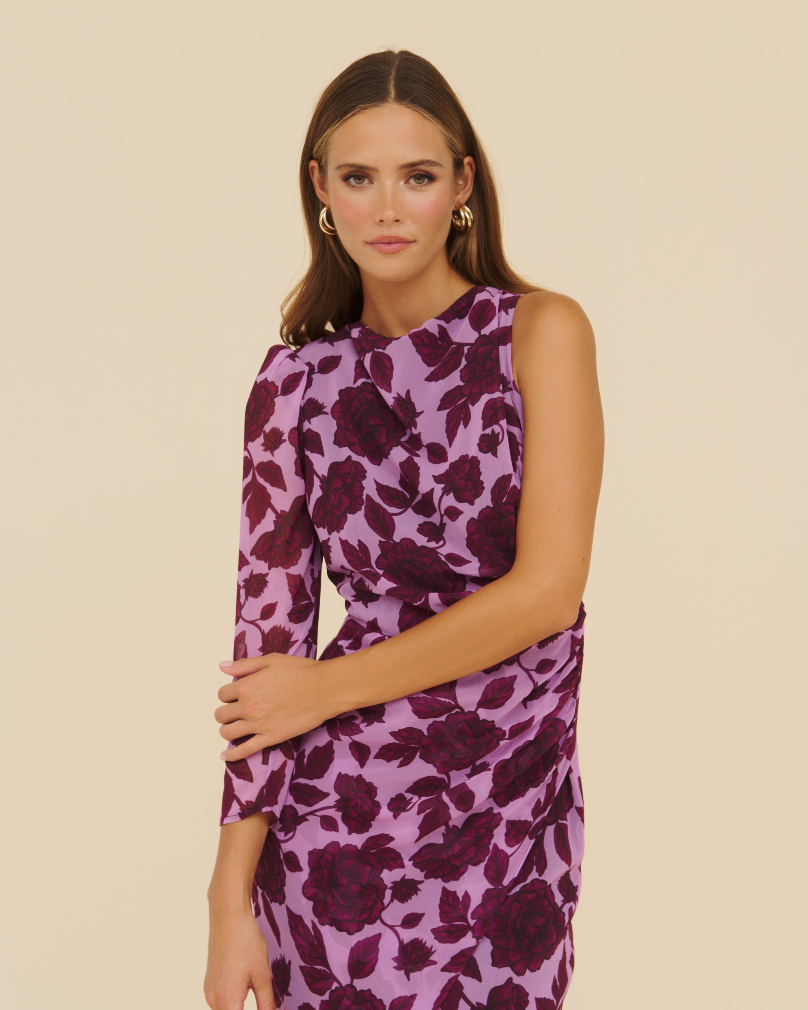 Vestido Francis Irapa lavanda
