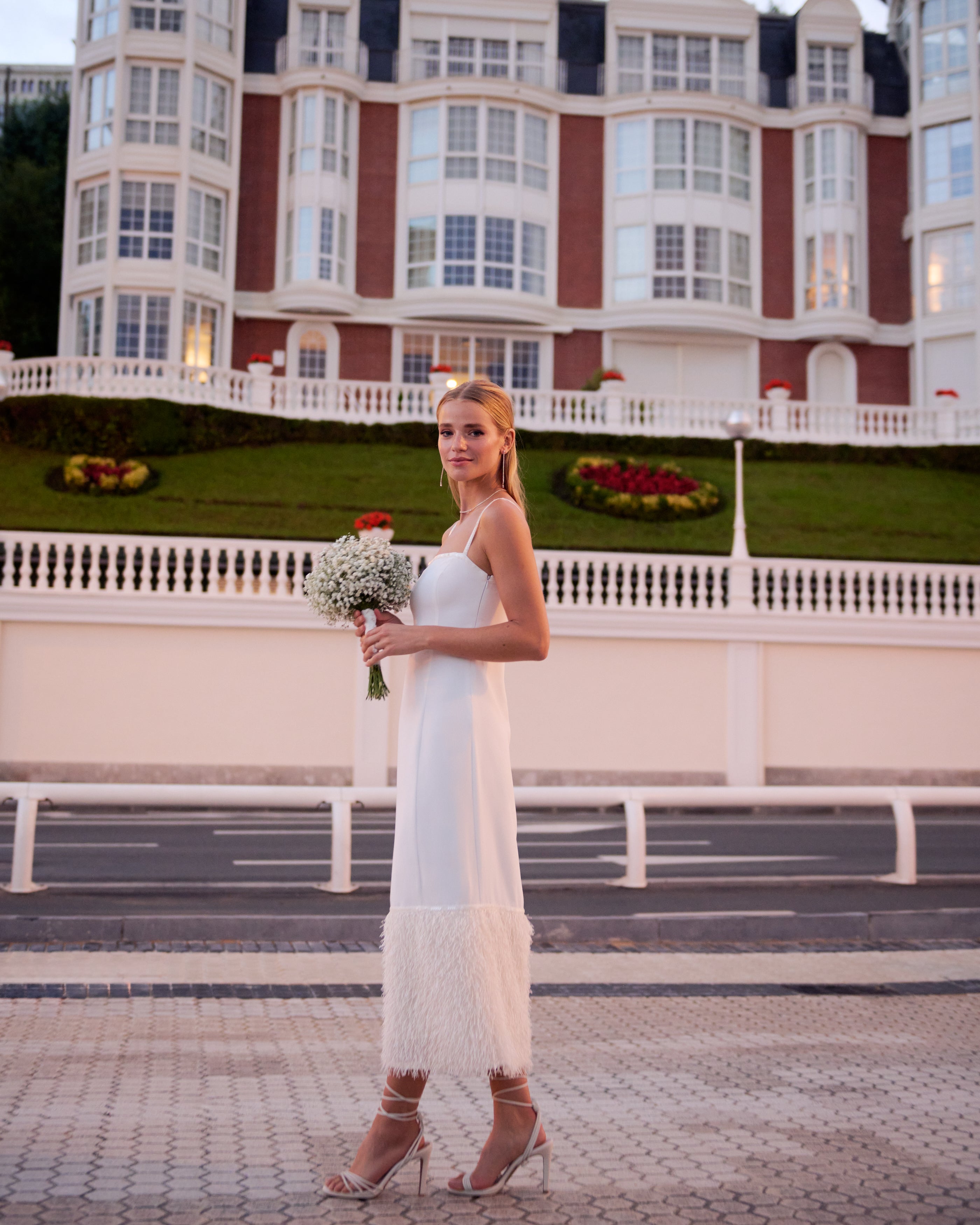 Ava White Dress