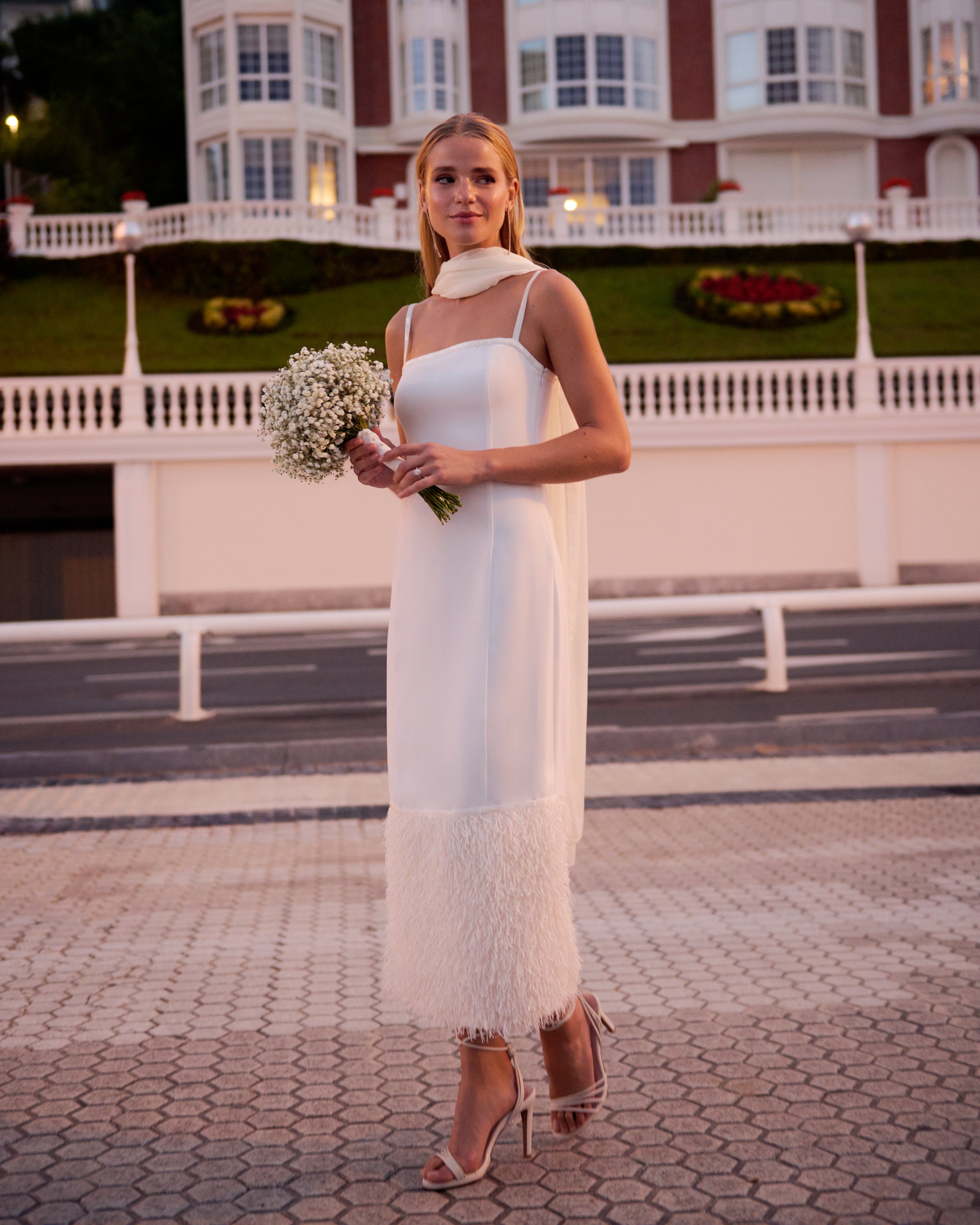 Ava White Dress