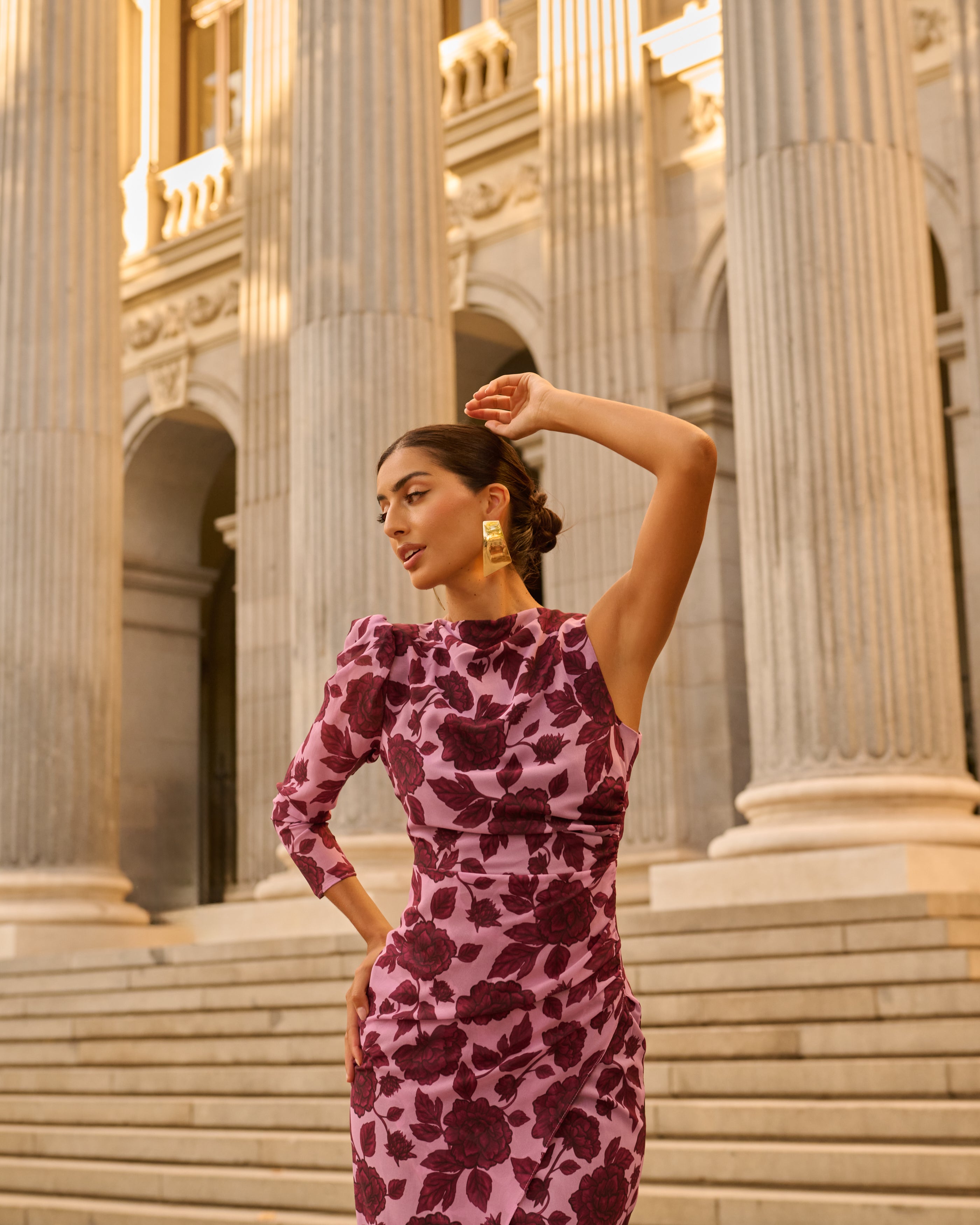 Vestido Francis Irapa lavanda