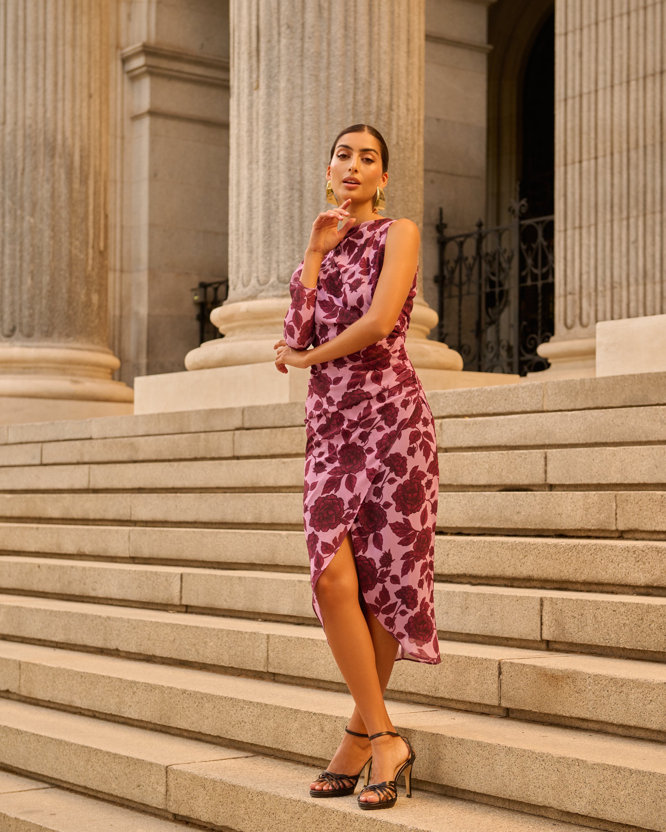 Vestido Francis Irapa lavanda