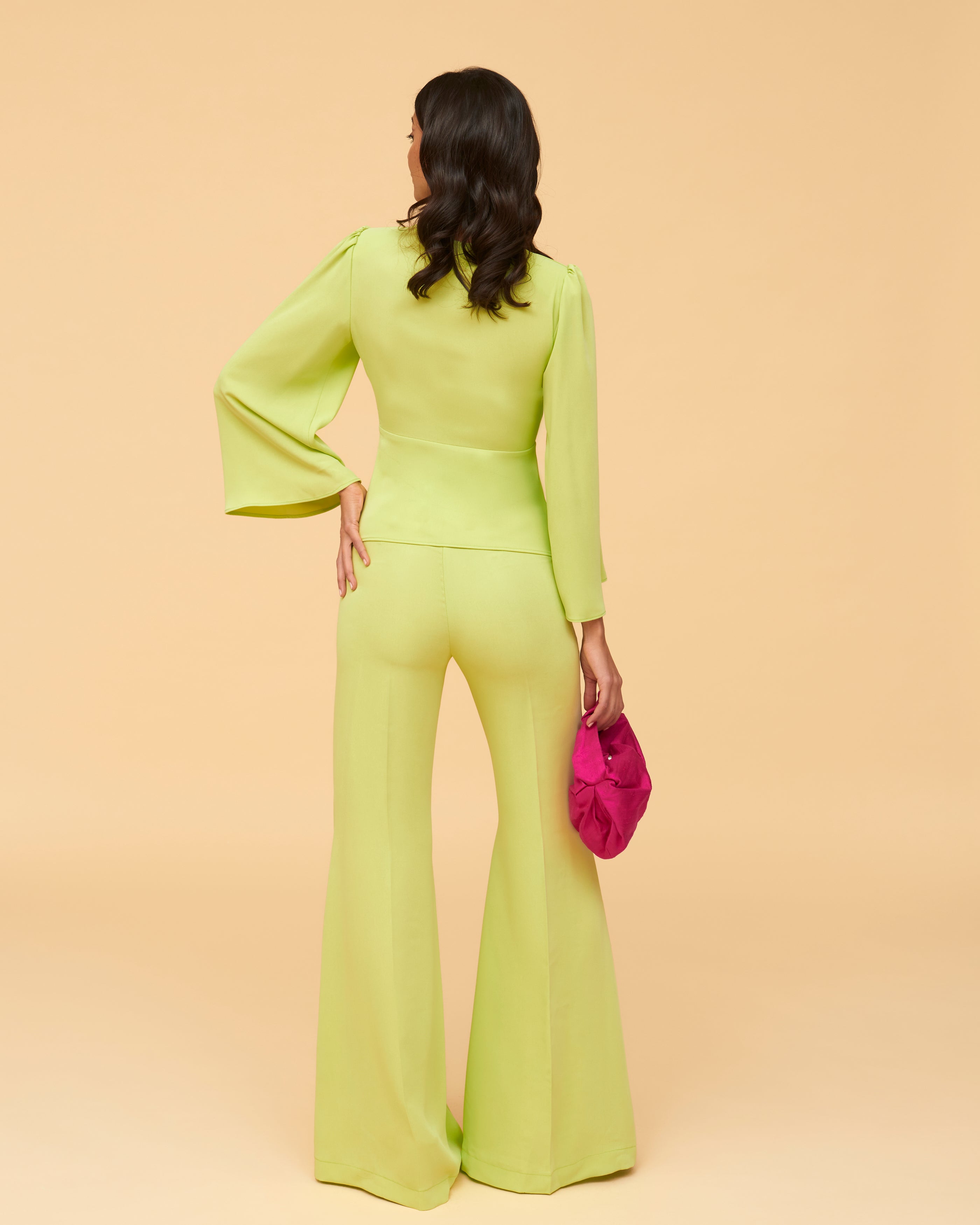 Pantalon Niza Vert chlorophylle