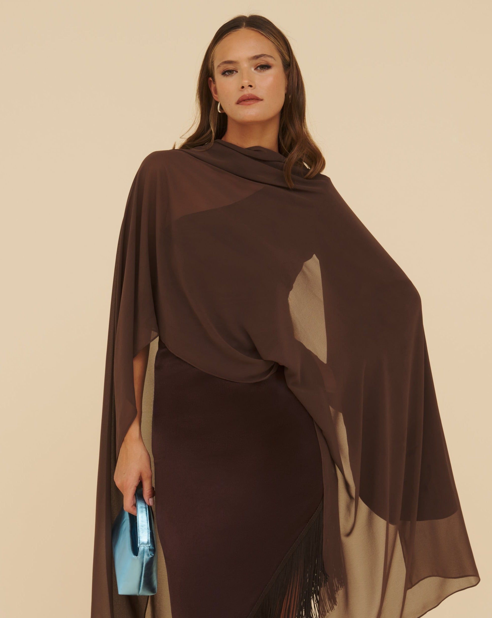 Tosca Brown Shawl