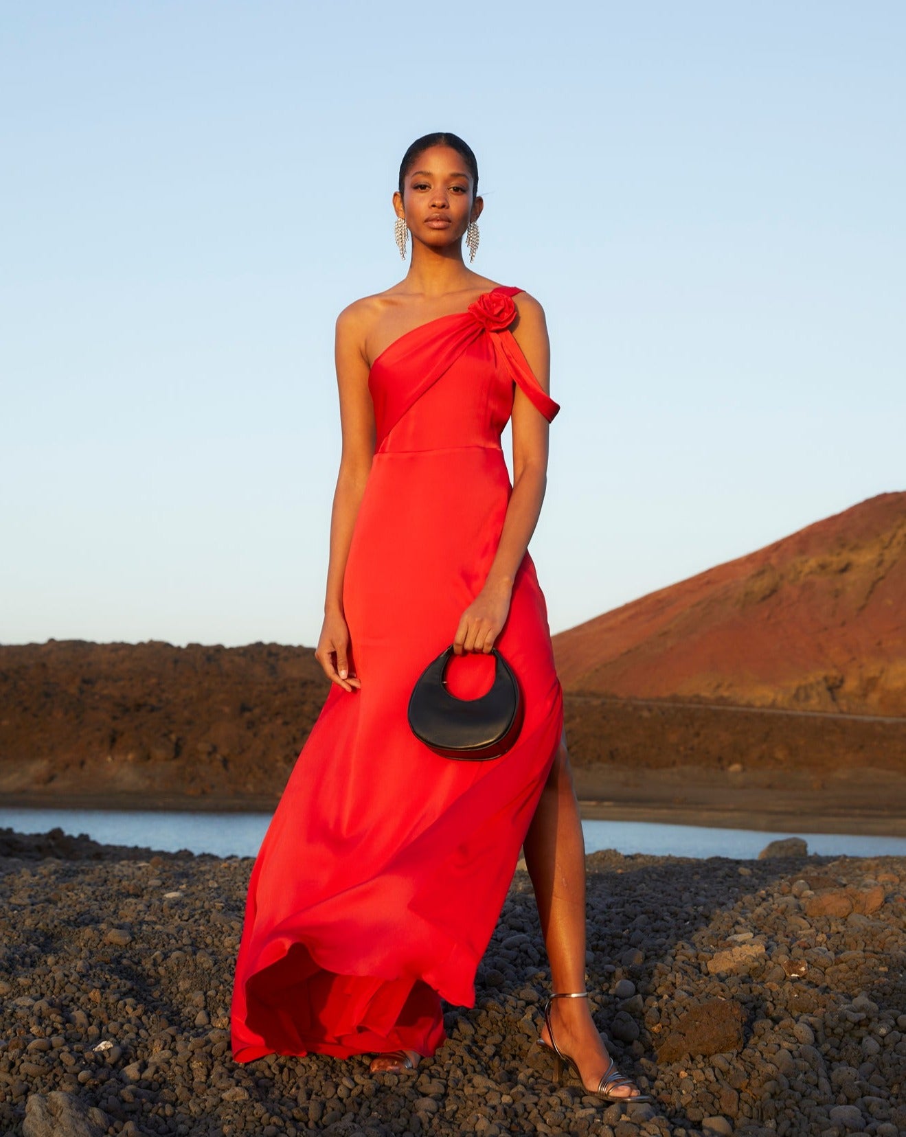 Vestido Rosae Rojo