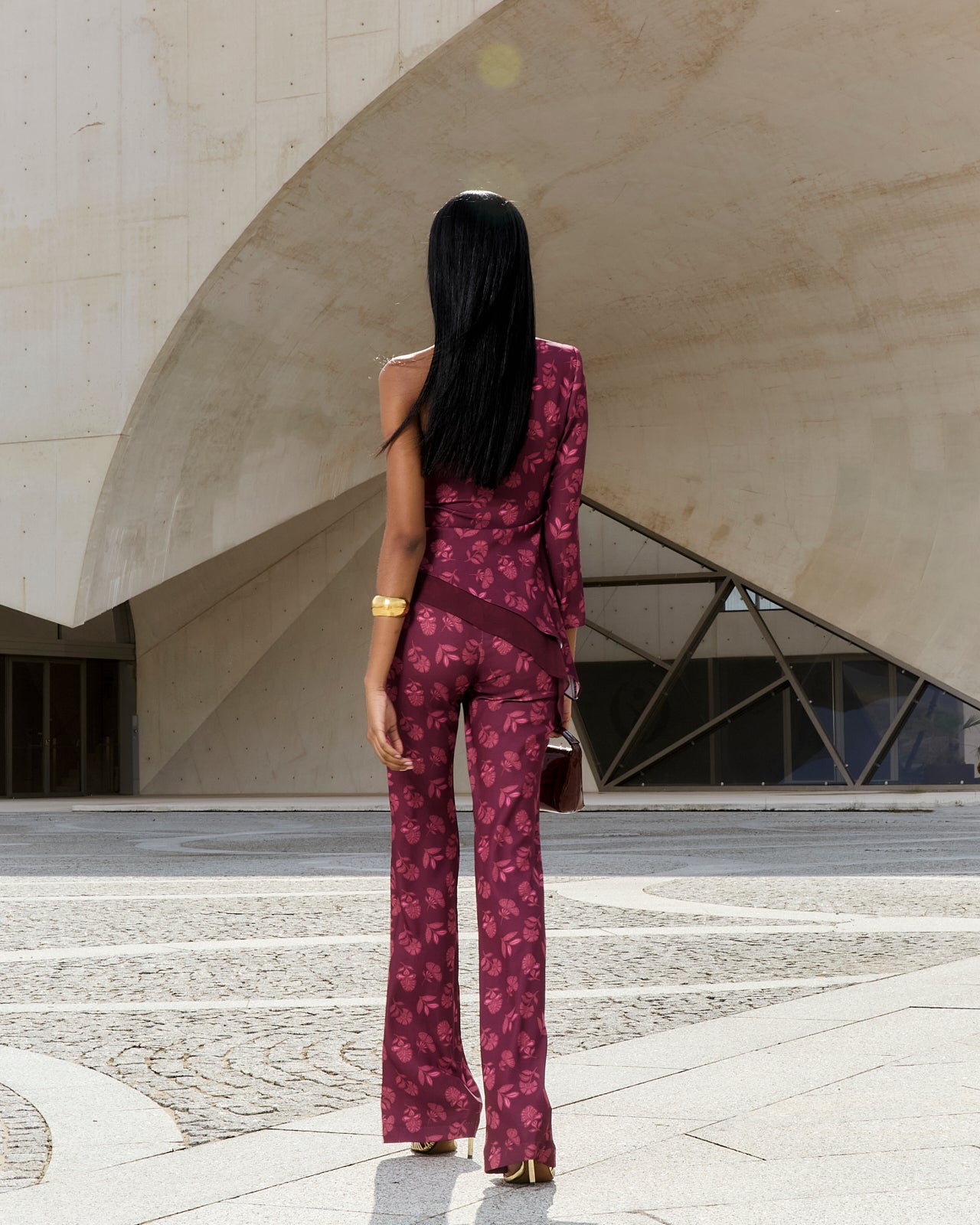 Pantalón Alsacia Manila berenjena