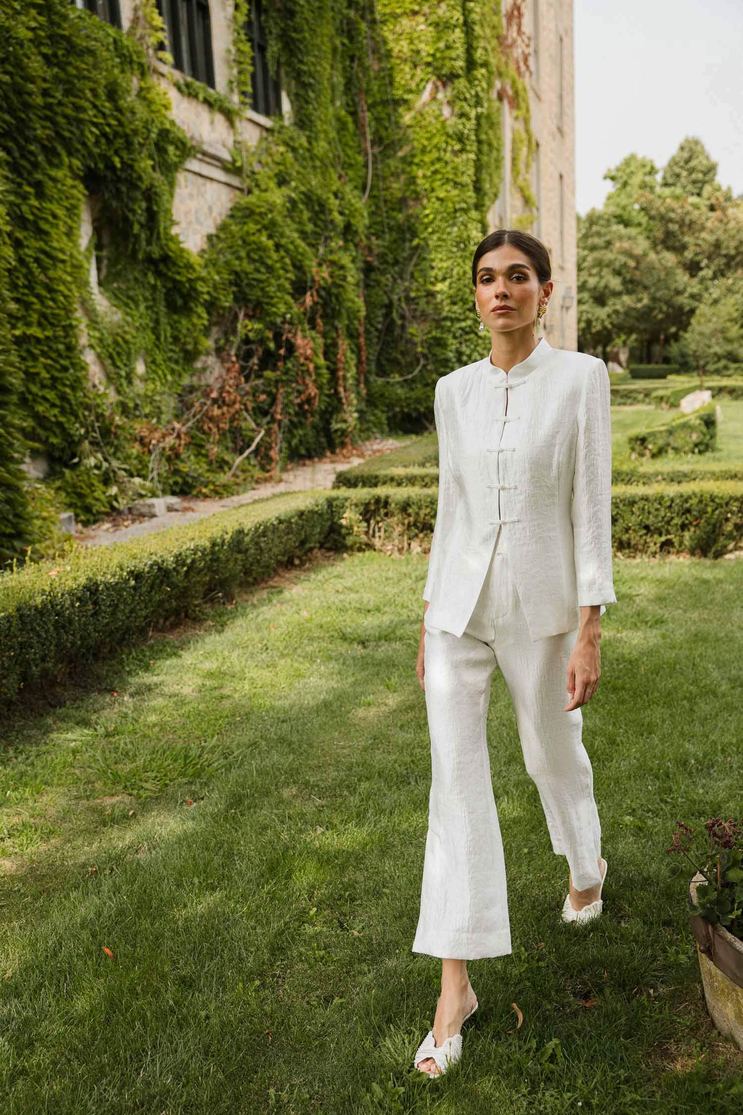 Perseida Trousers Ivory