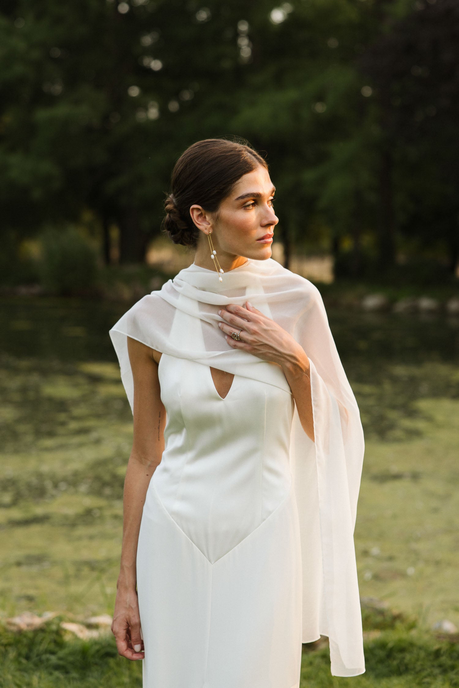 Tosca Shawl Ivory