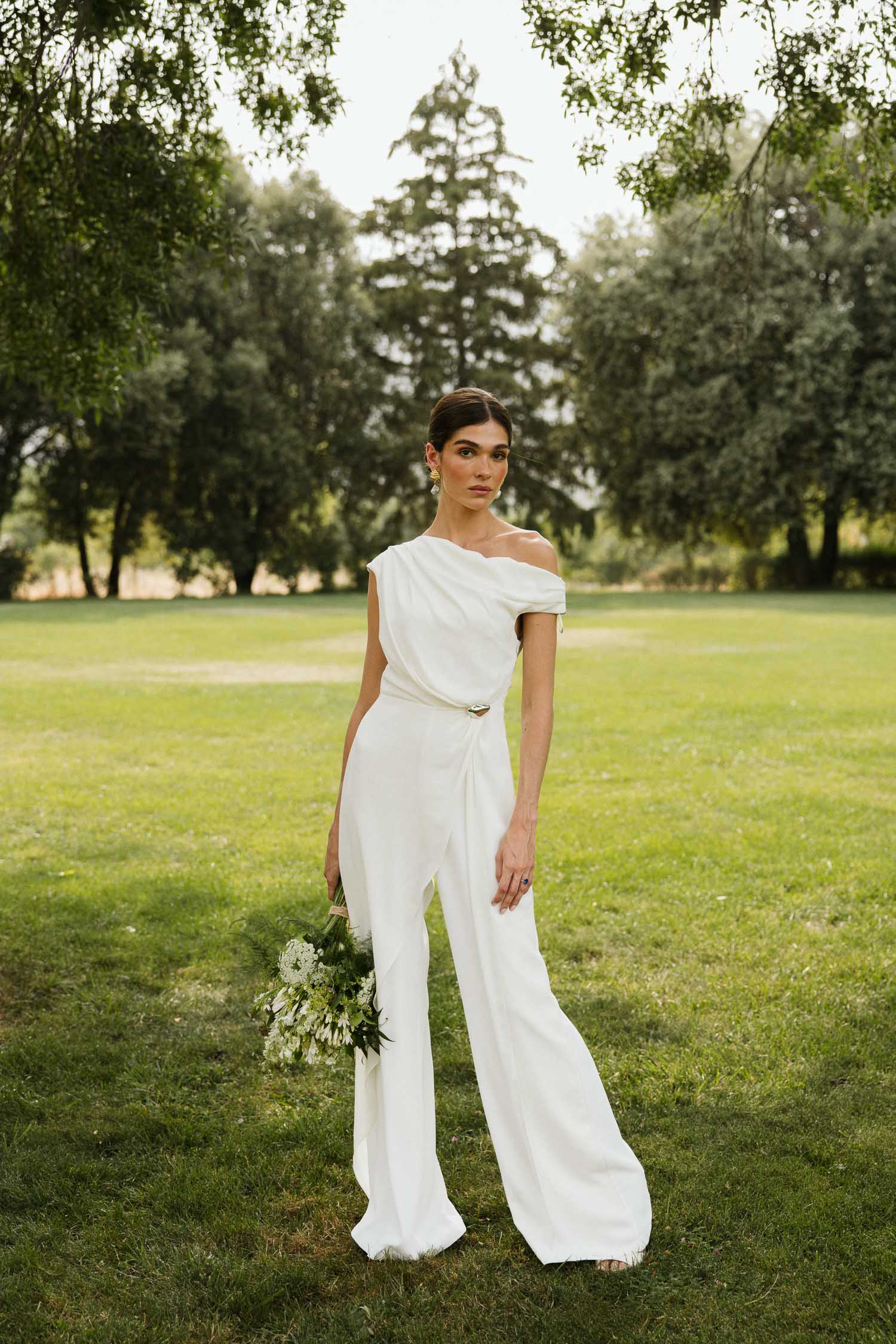 Olinda Ivory Jumpsuit