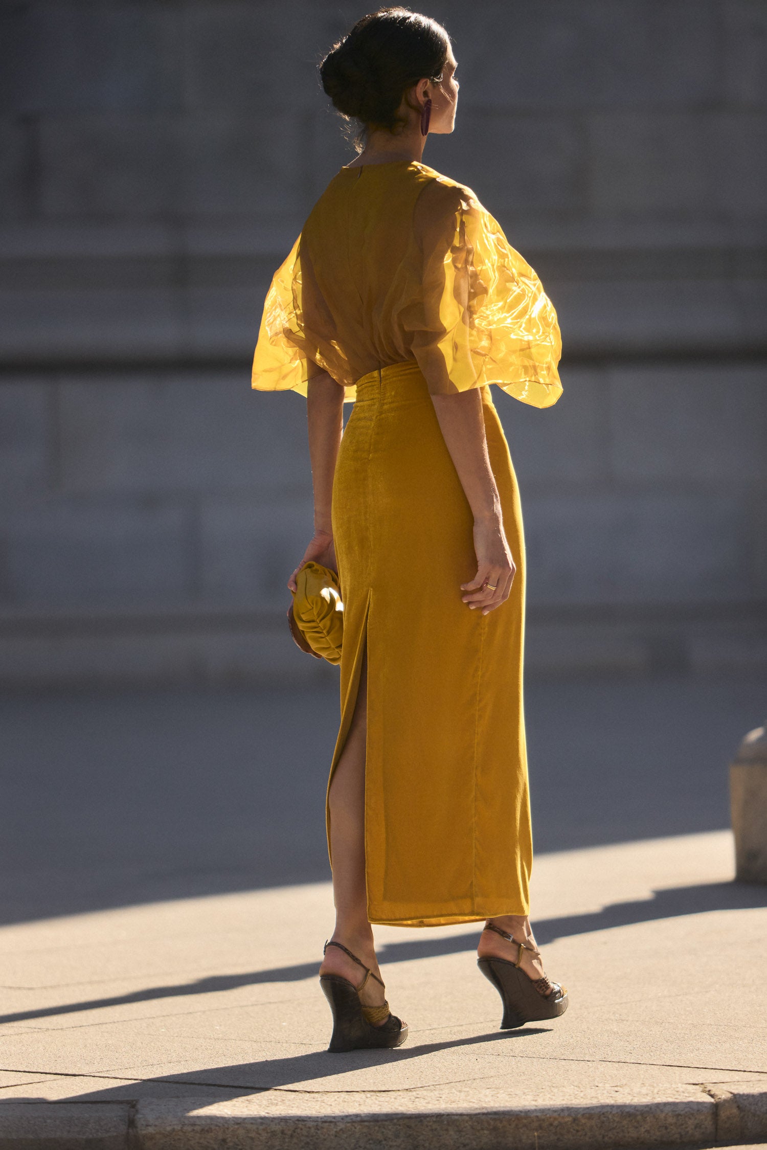 Beluso Dress Mustard