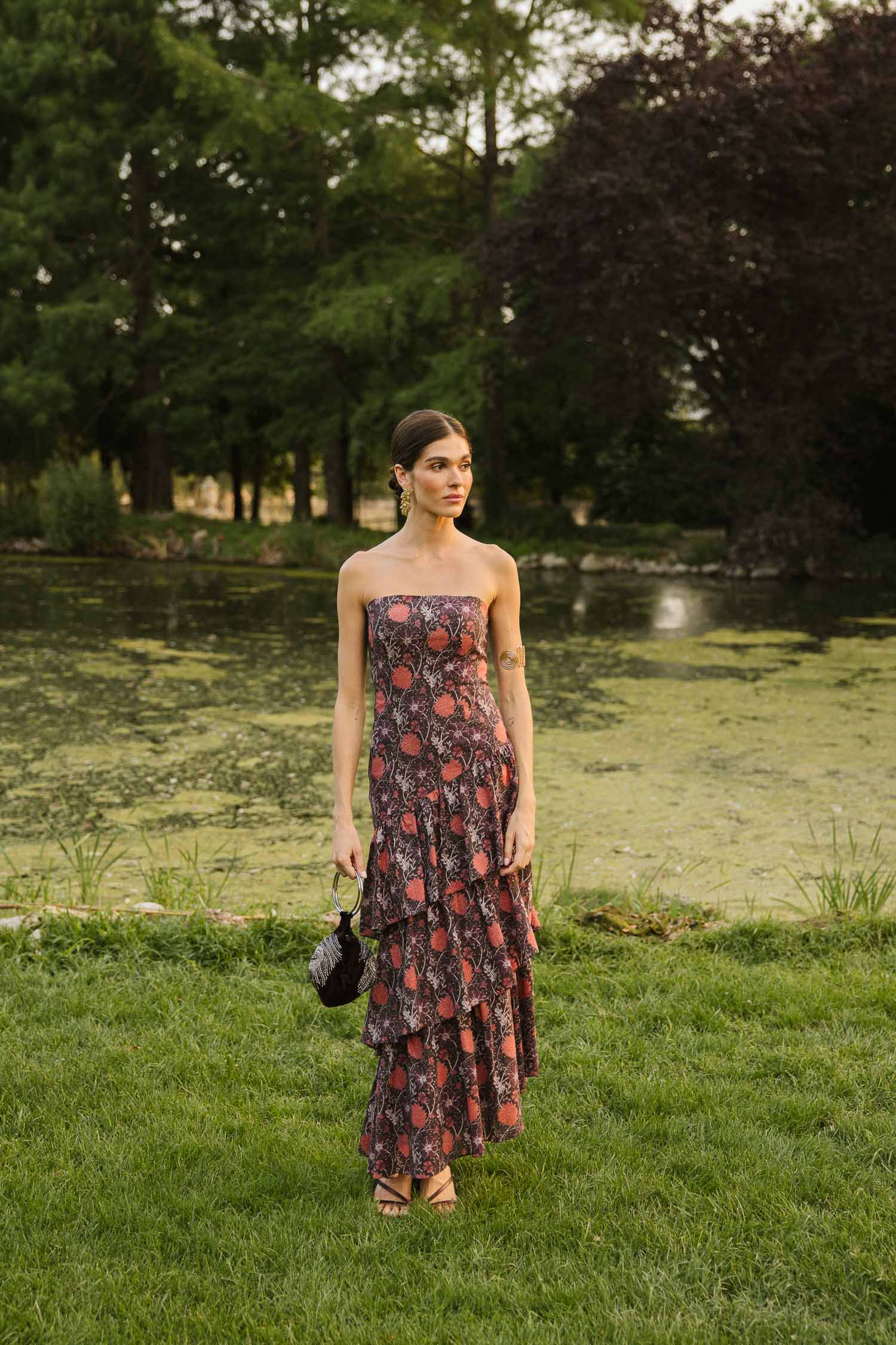 Vestido Tana Verbena Marrón
