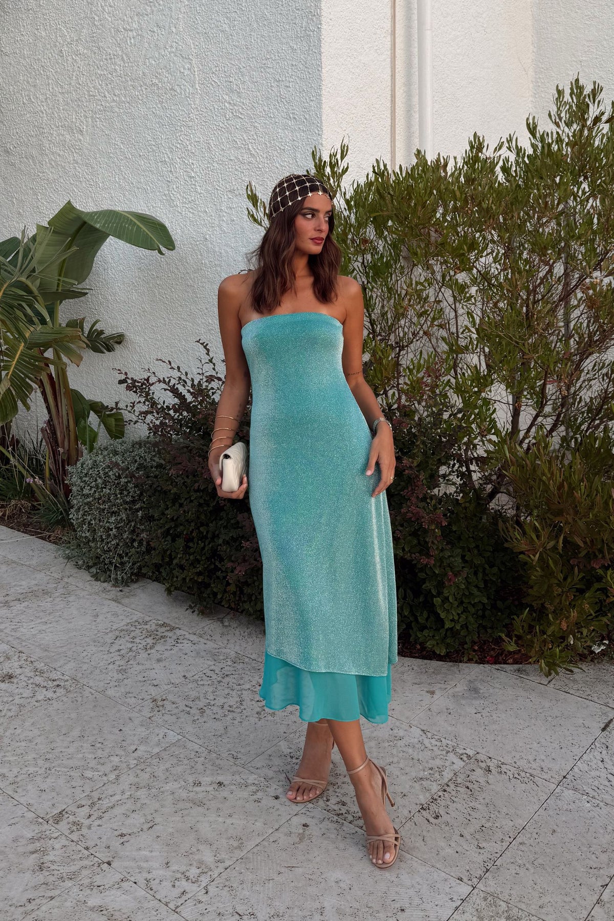 Vestido Susana Turquesa