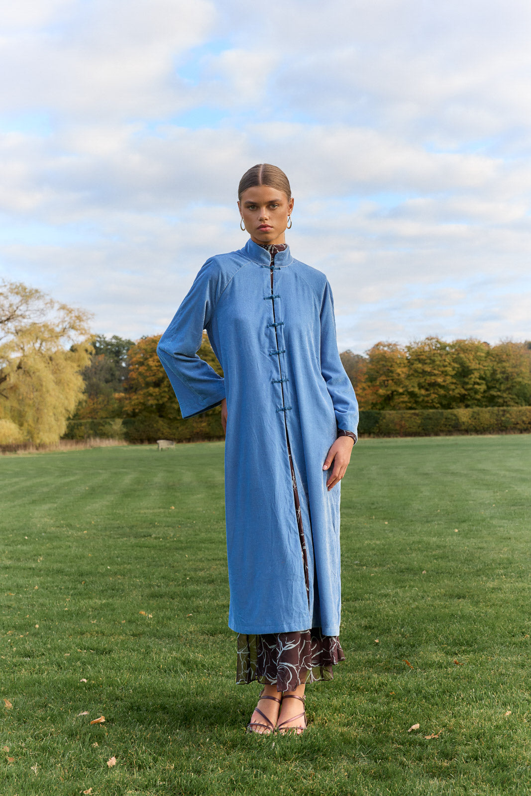 Robe Solene Floreza Brown
