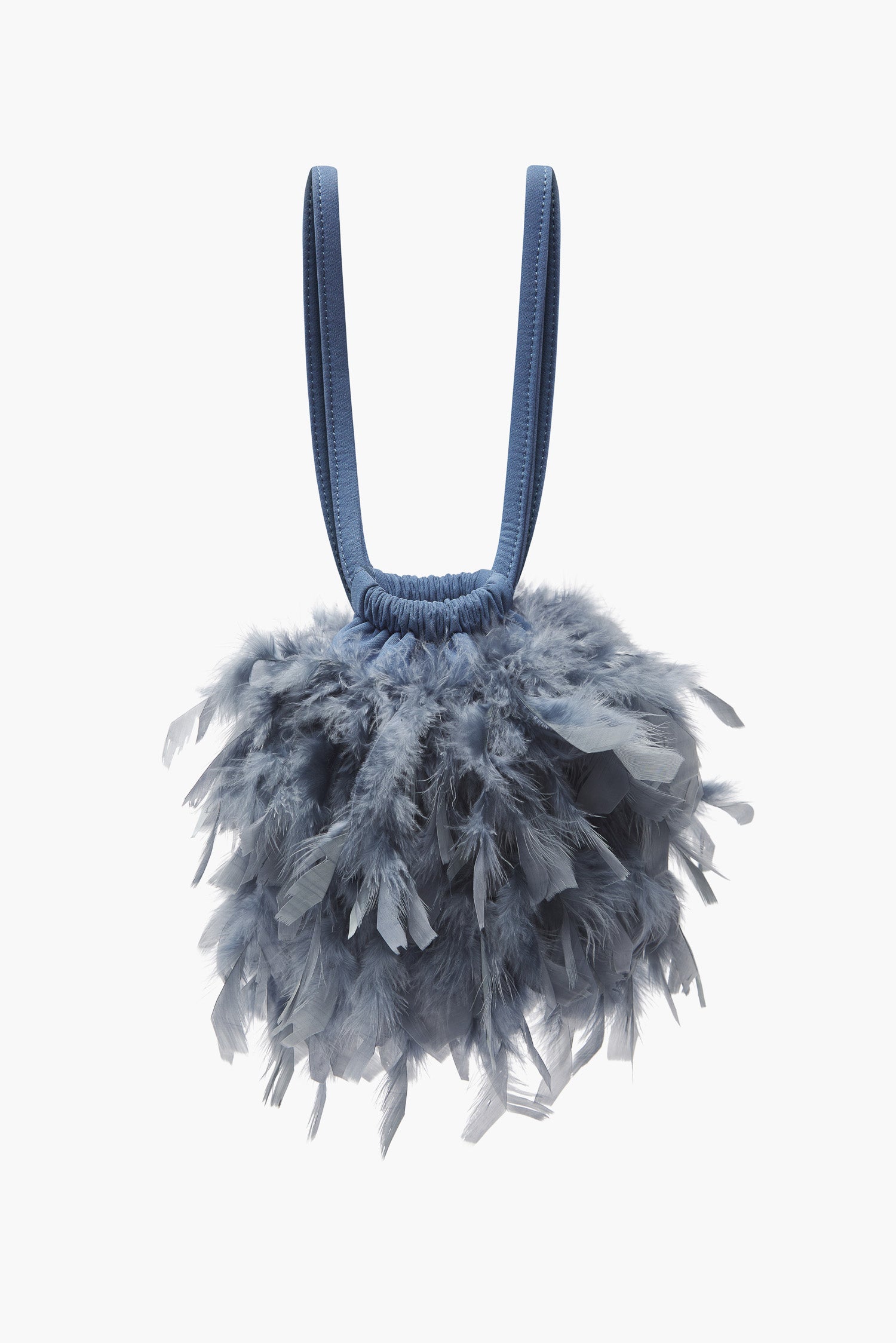 Bolso Bruna Plumas Antracita