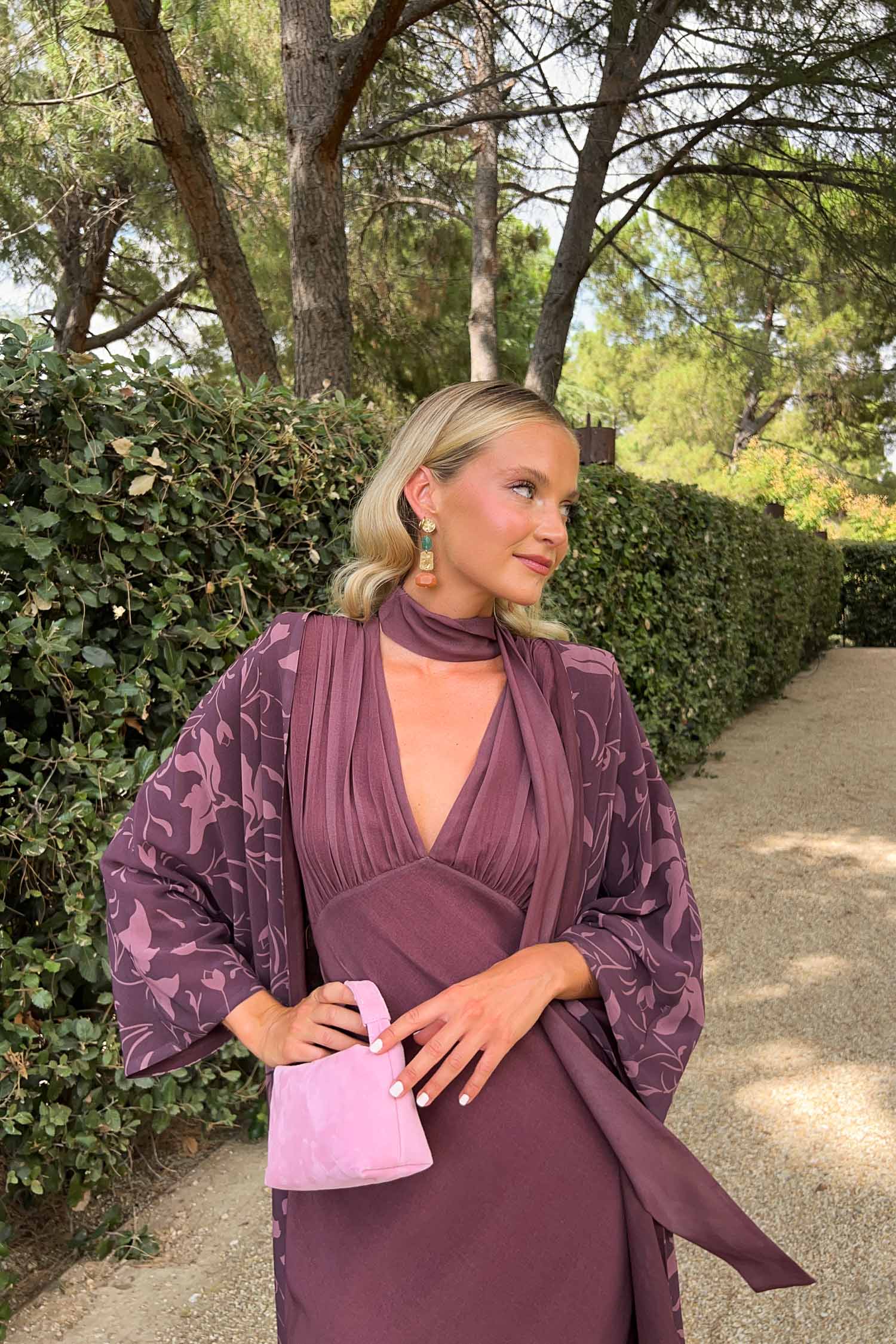 Saiko Kimono Florisse Purple