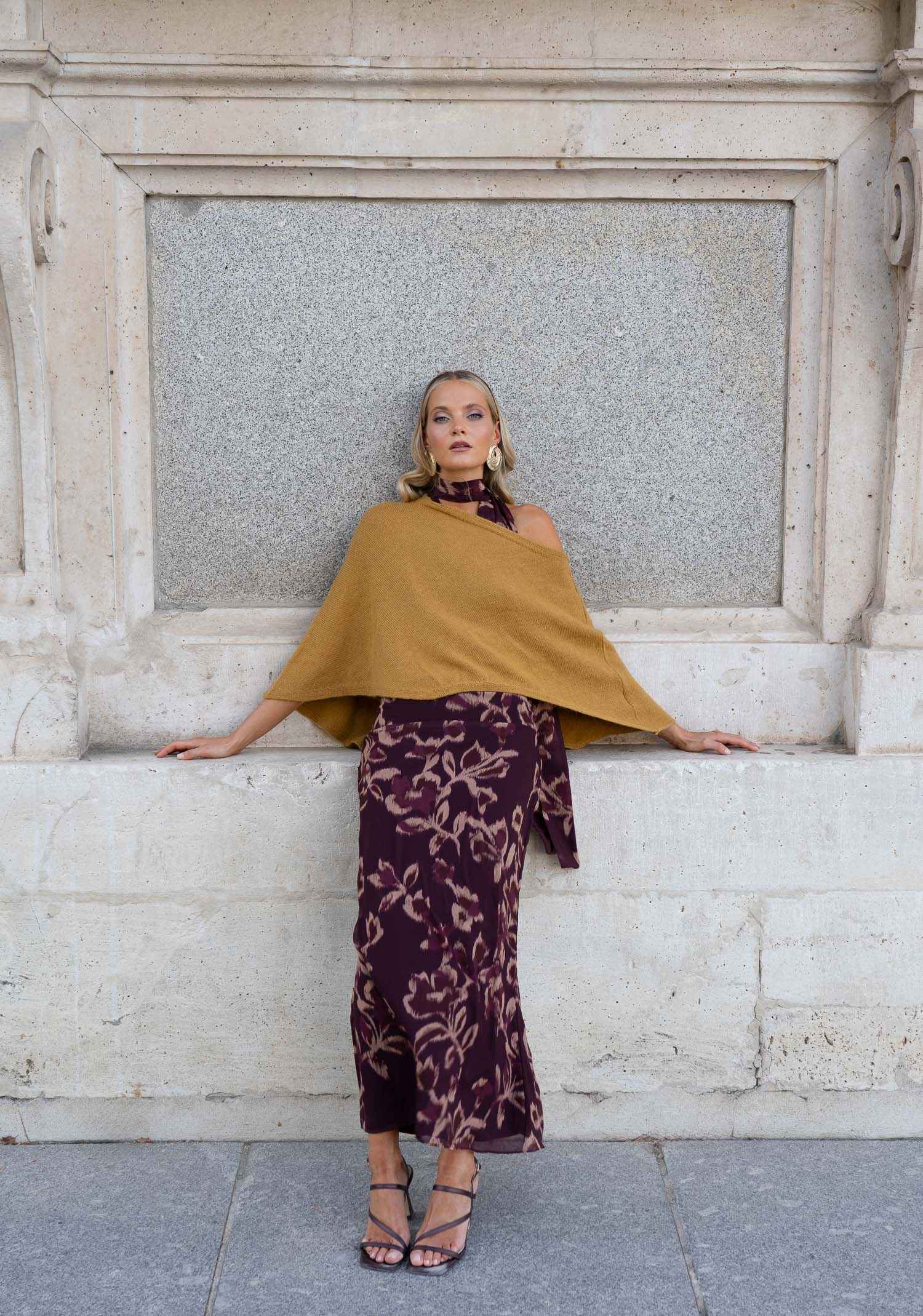 Poncho Inaya Mostaza