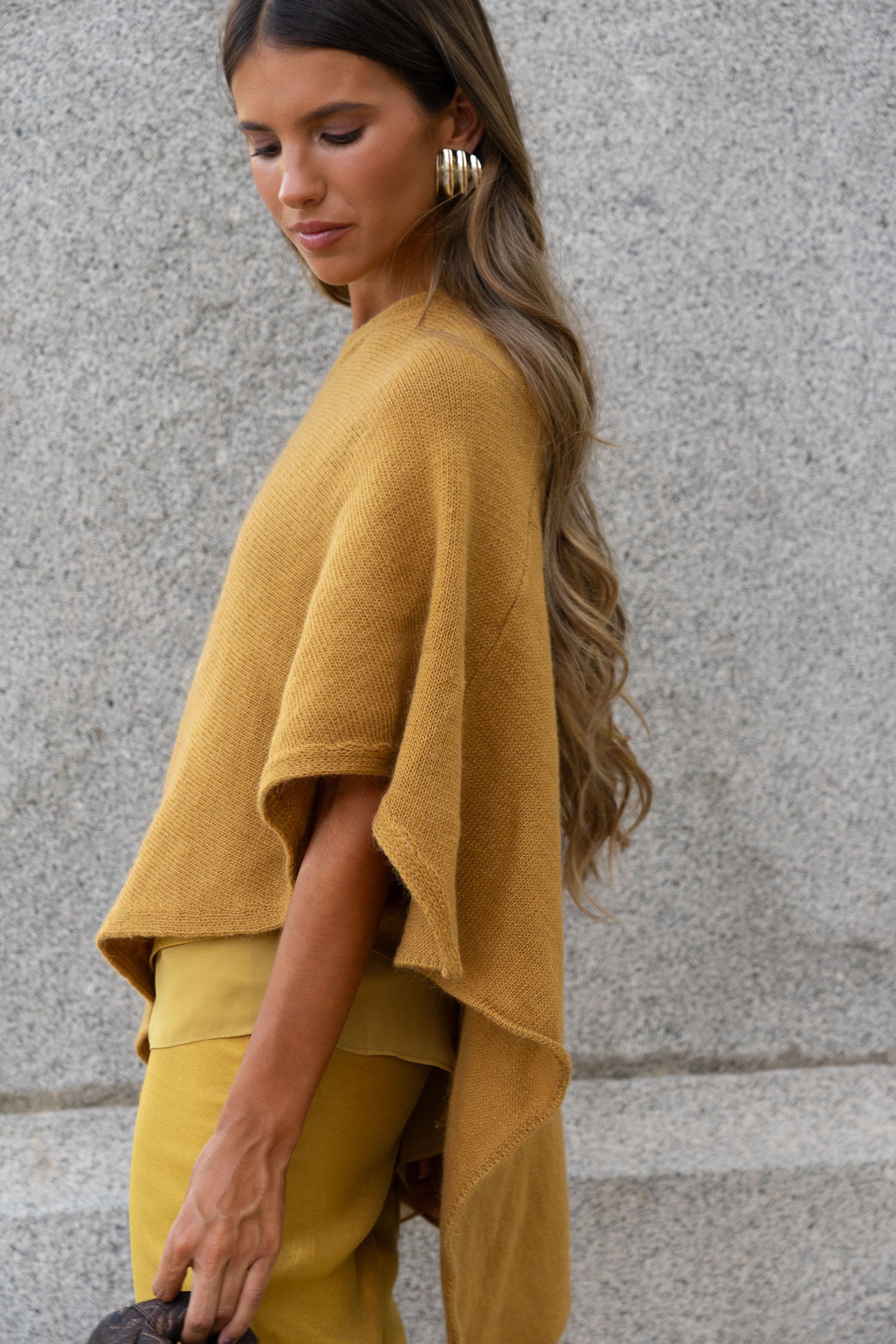 Poncho Inaya Mostaza