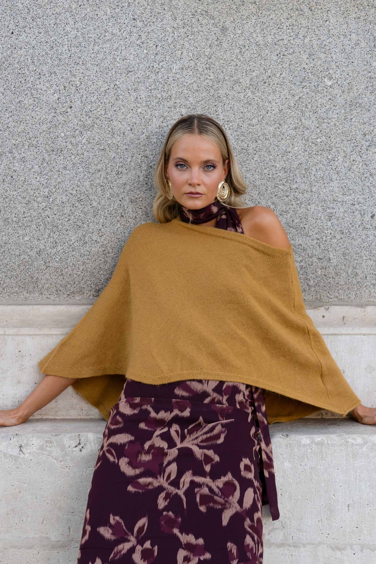 Poncho Inaya Mostaza