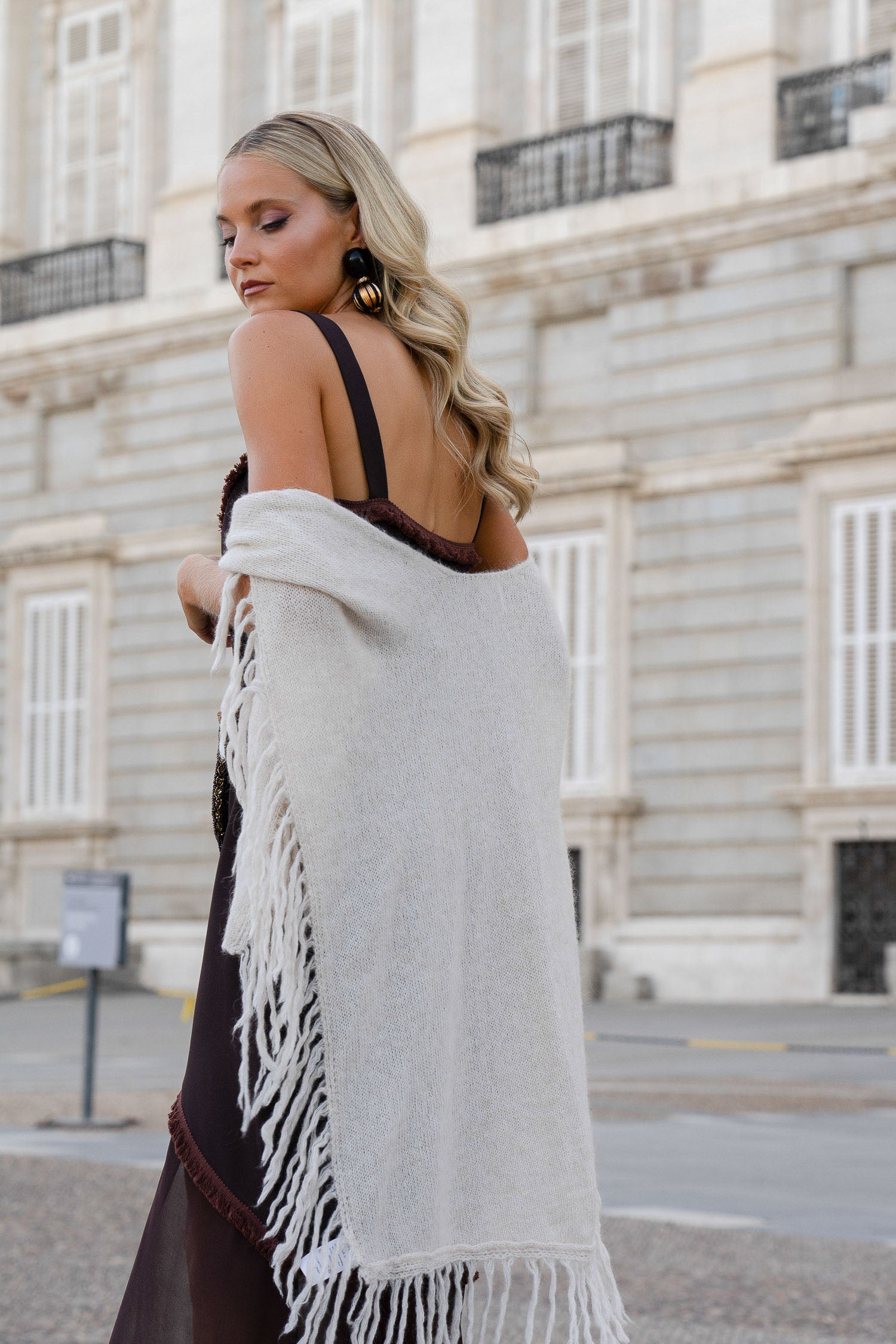 Poncho Mara Off-White