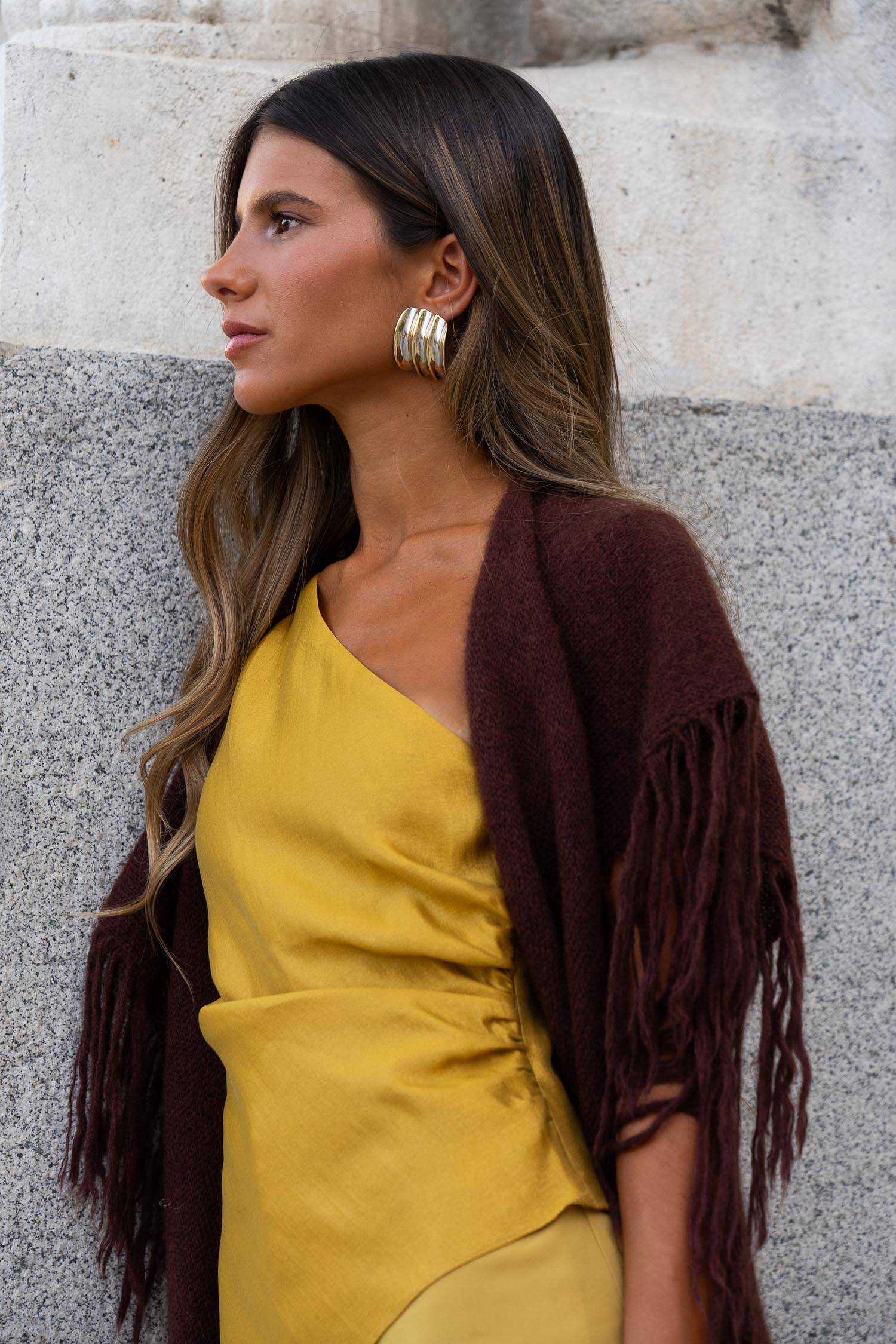 Poncho Mara Marron