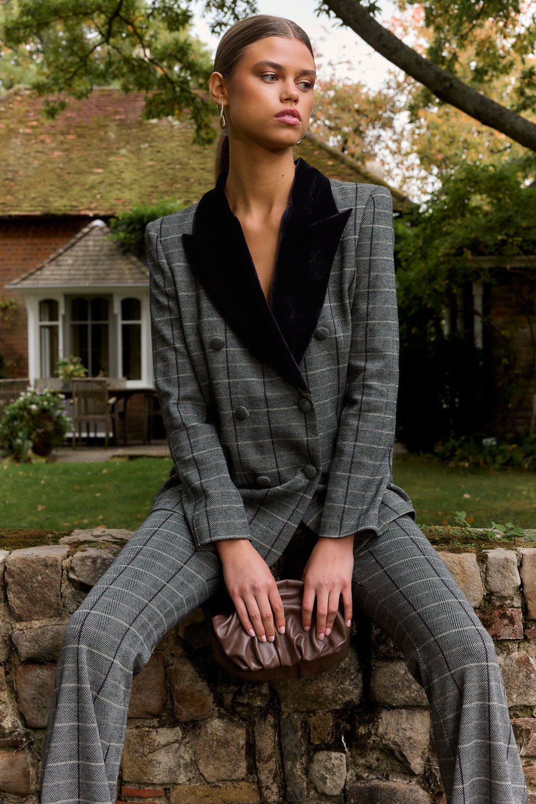 Blazer Diana Plaid