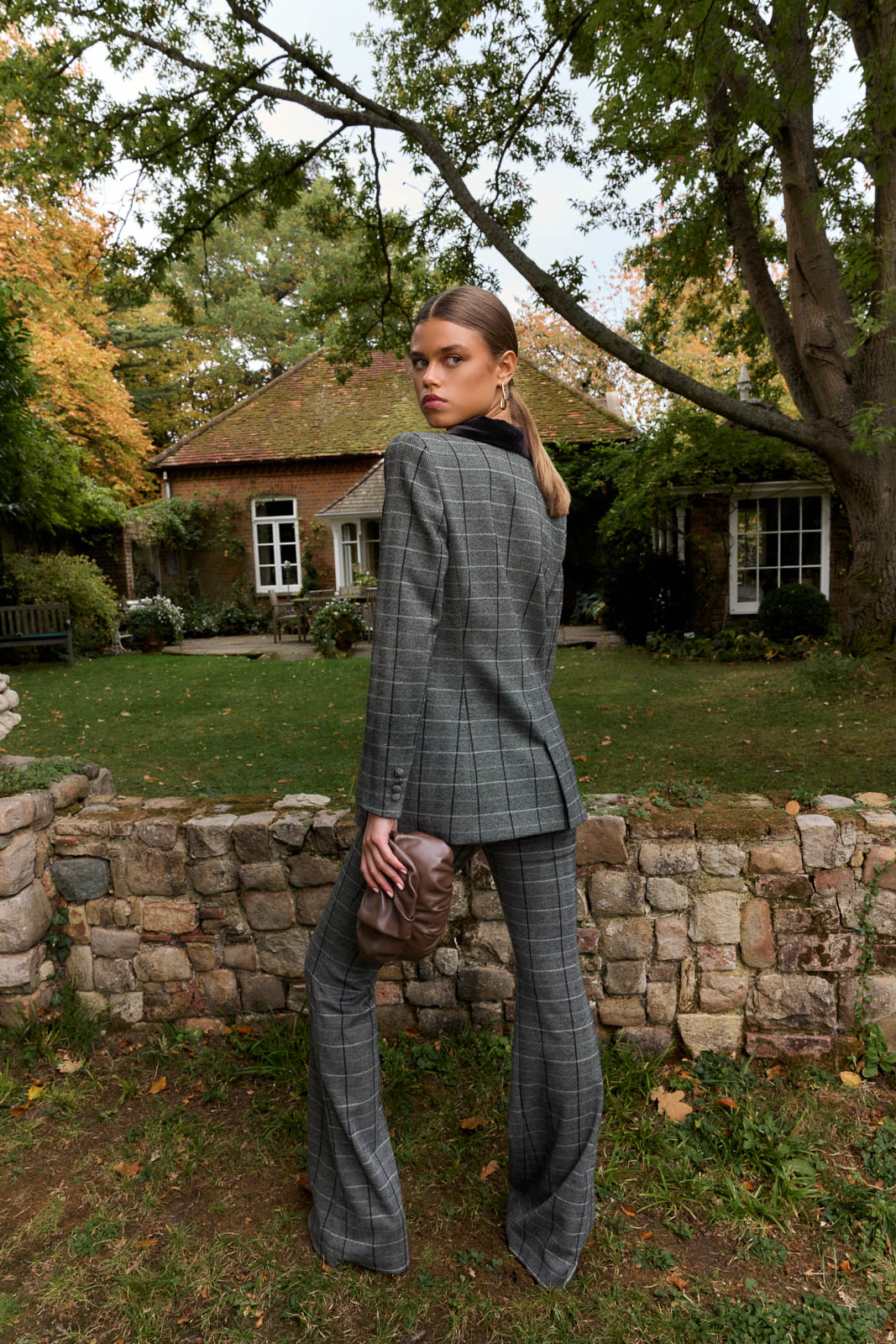 Blazer Diana Plaid