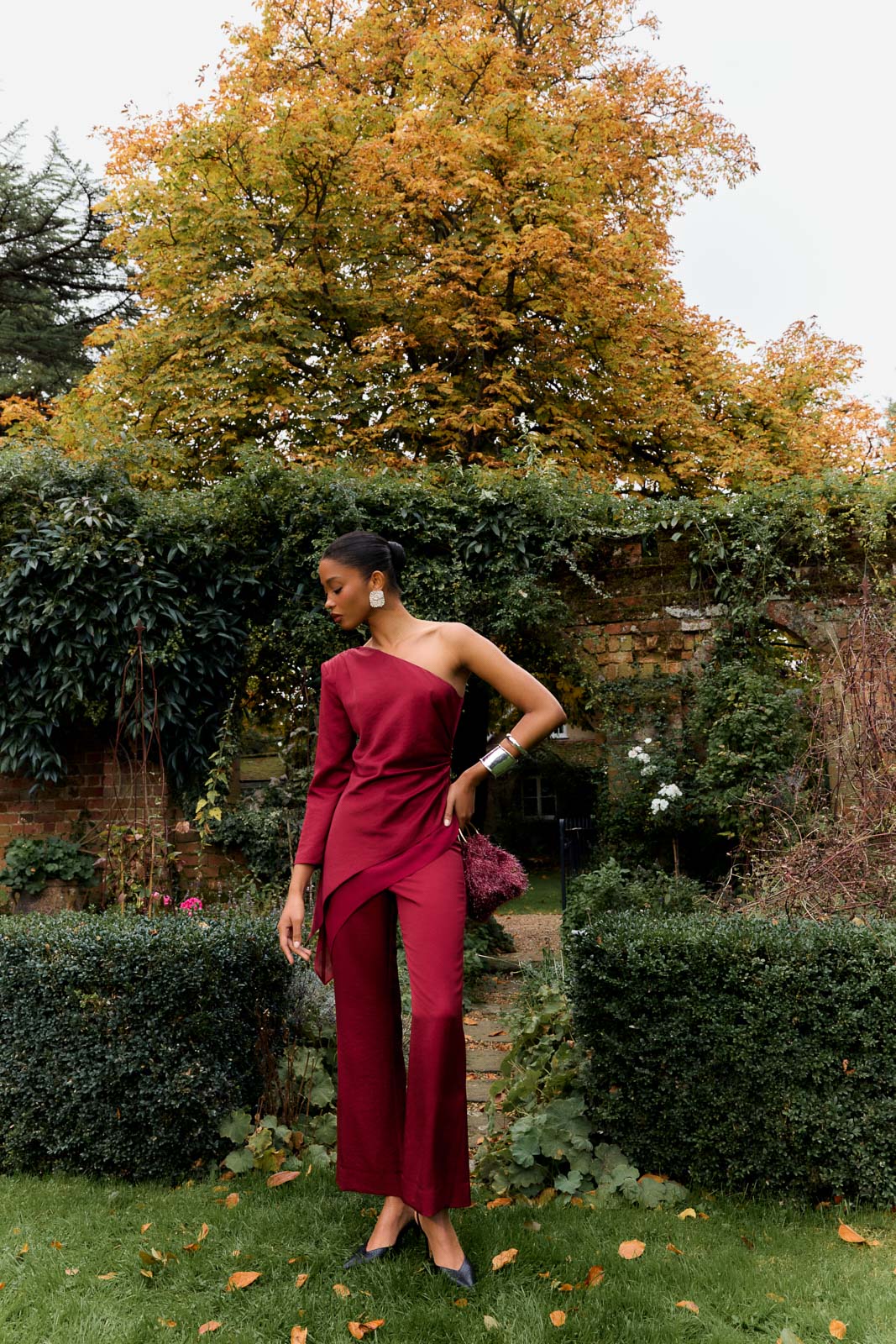 Seren Trousers Burgundy
