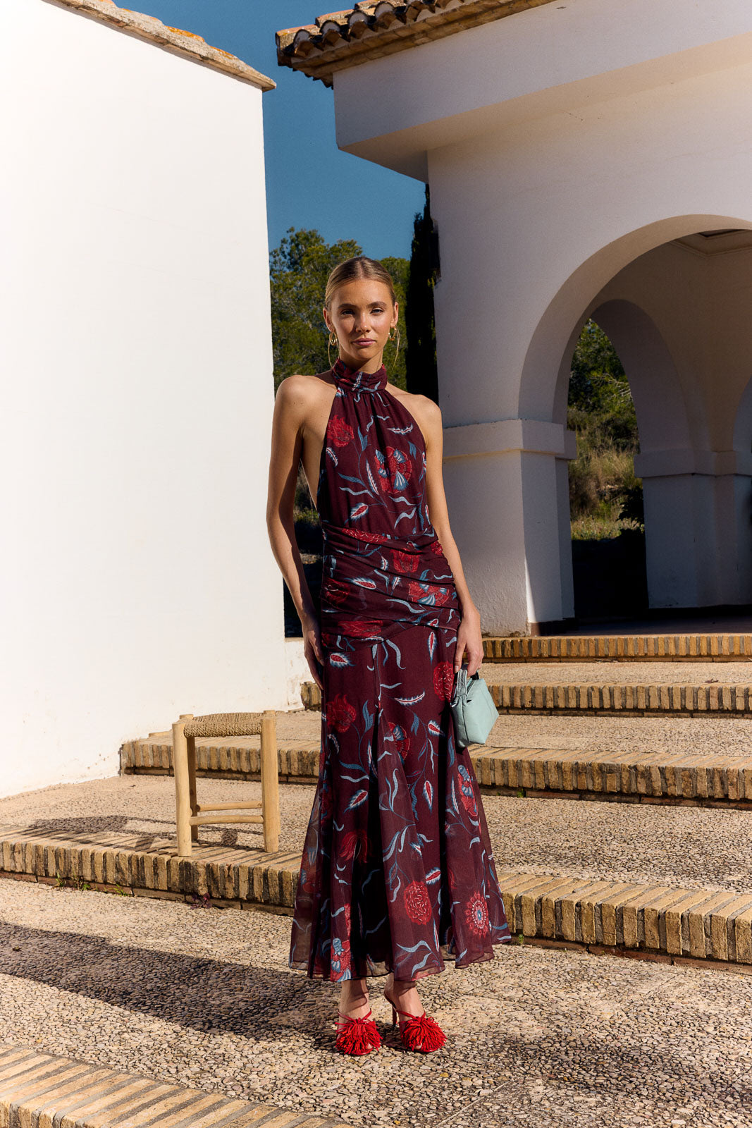 Amazonia Dress Passionfruit Burgundy